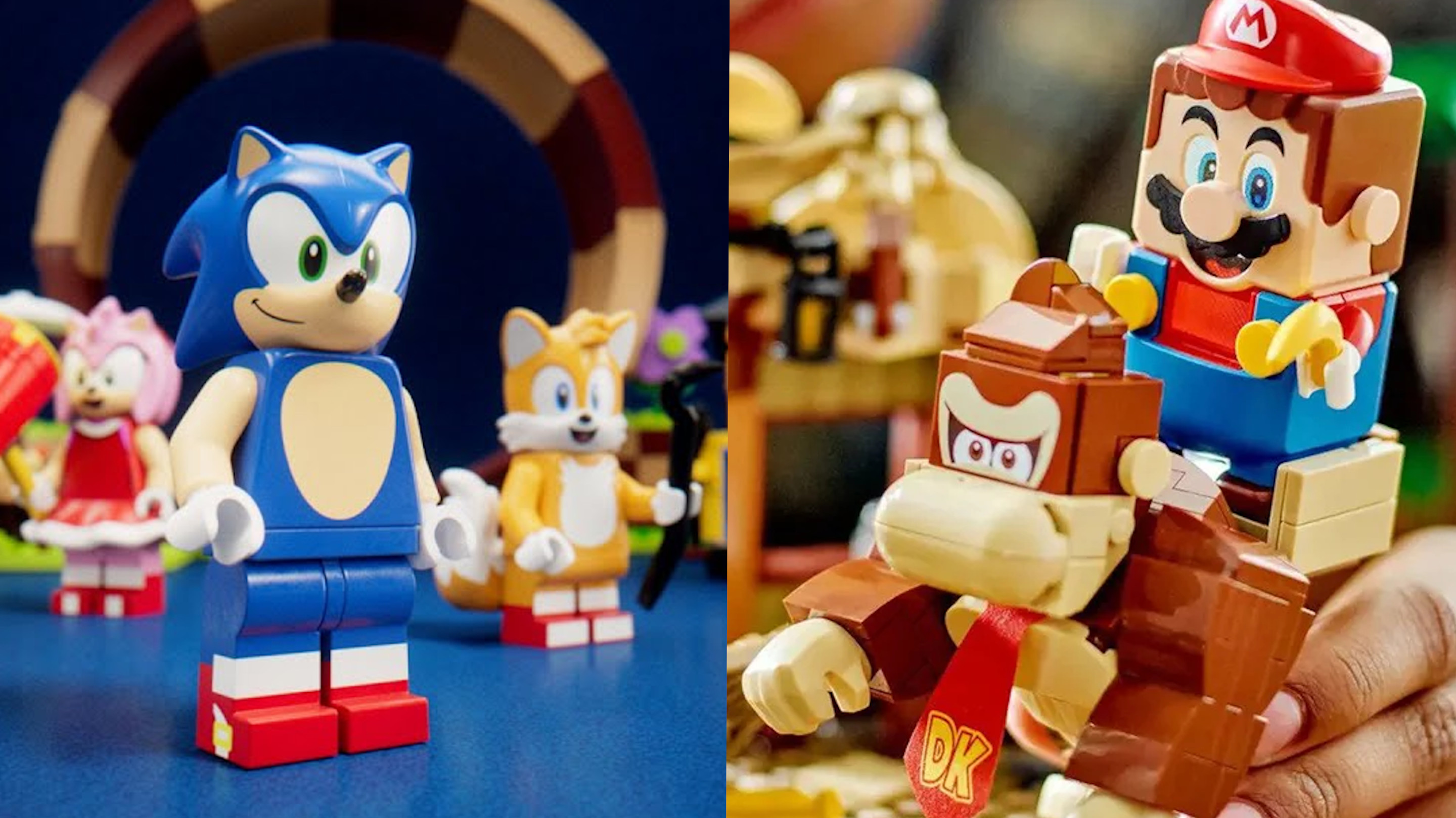Nintendo contra Sega: los sets LEGO Sonic y LEGO Donkey Kong salen