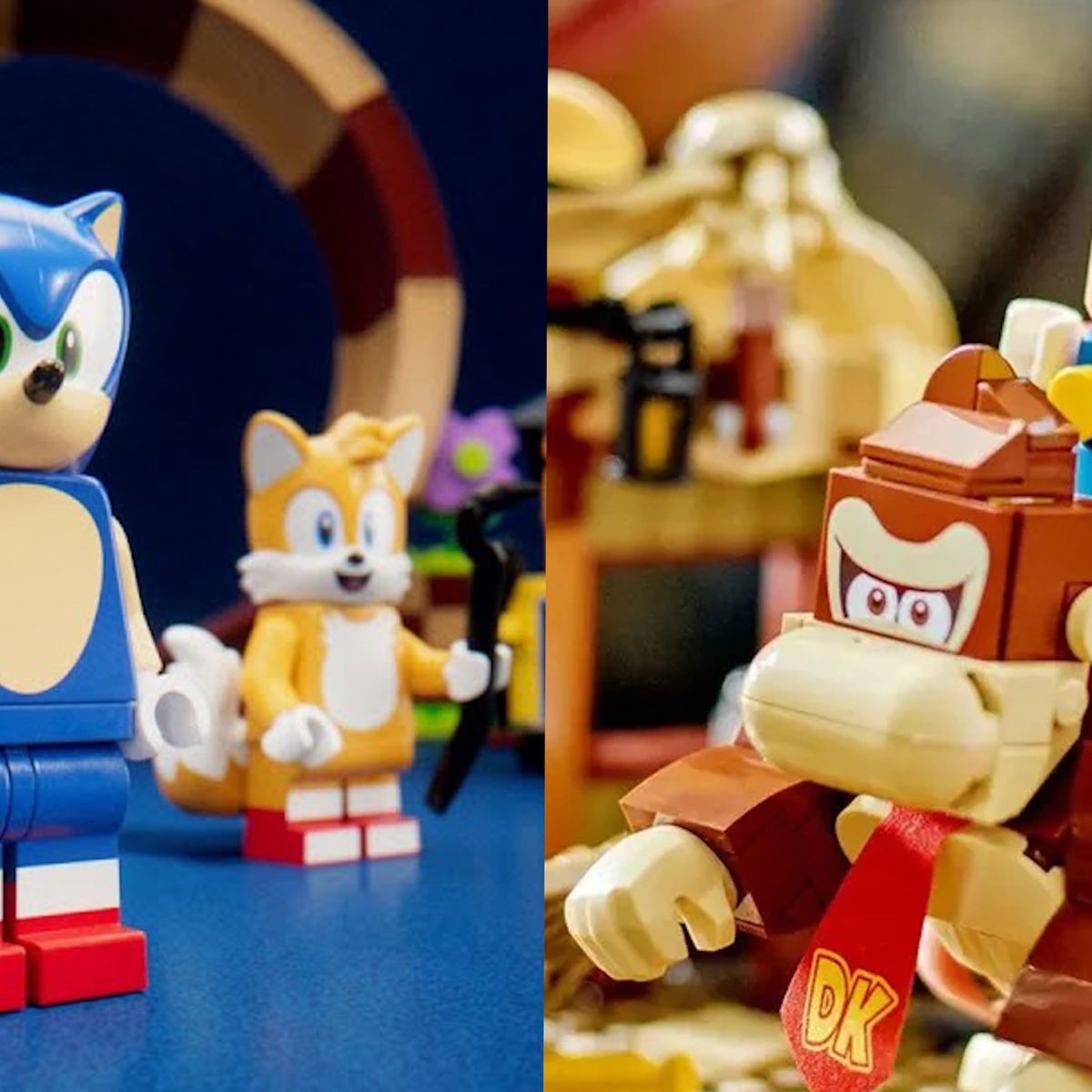 Nintendo contra Sega: los sets LEGO Sonic y LEGO Donkey Kong salen a la  venta el mismo día
