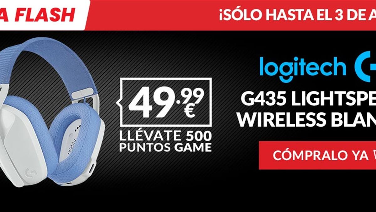 Nueva oferta flash de GAME para los Logitech G435 LightSpeed por 49,99 €