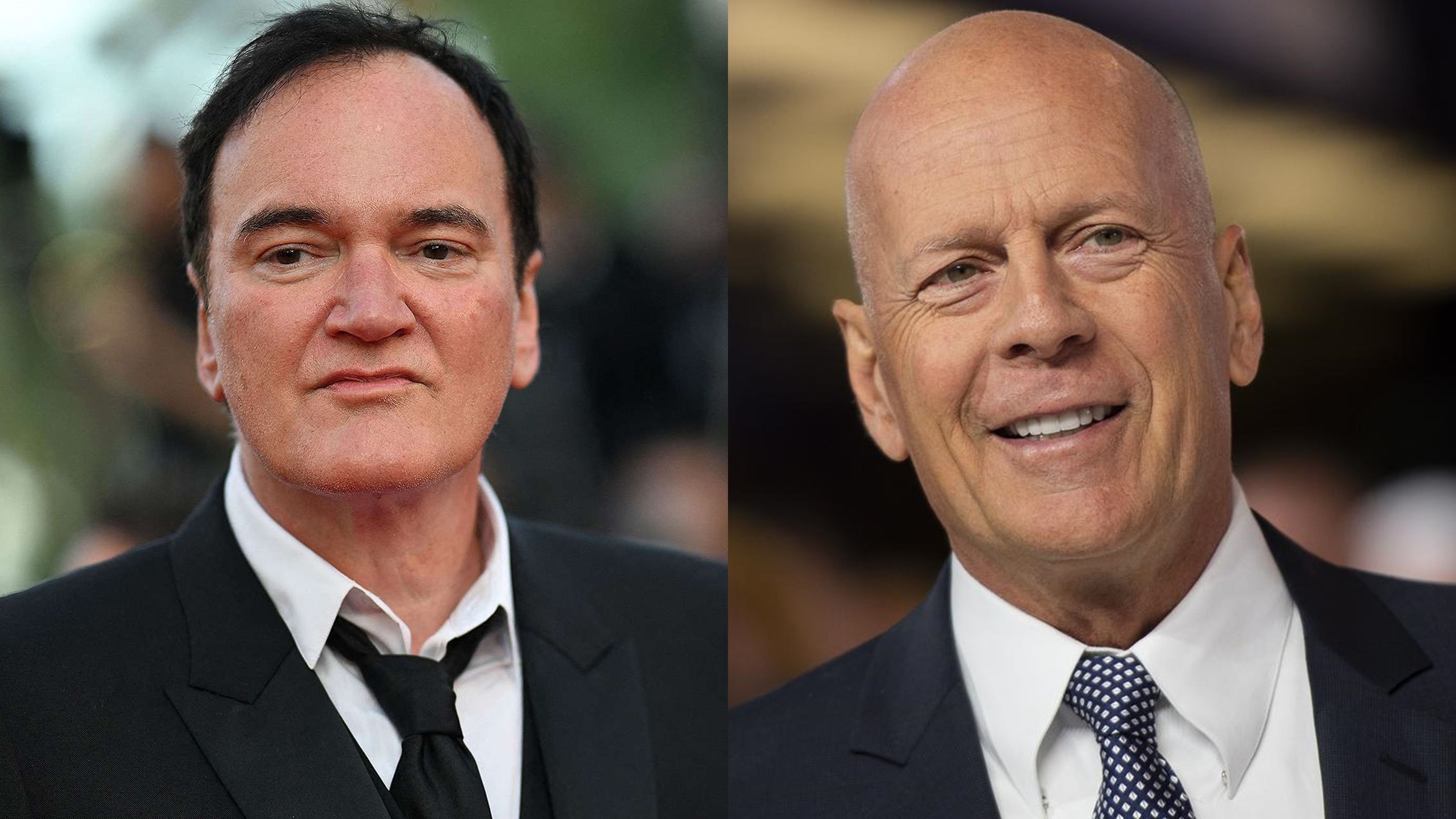 Quentin Tarantino y Bruce Willis