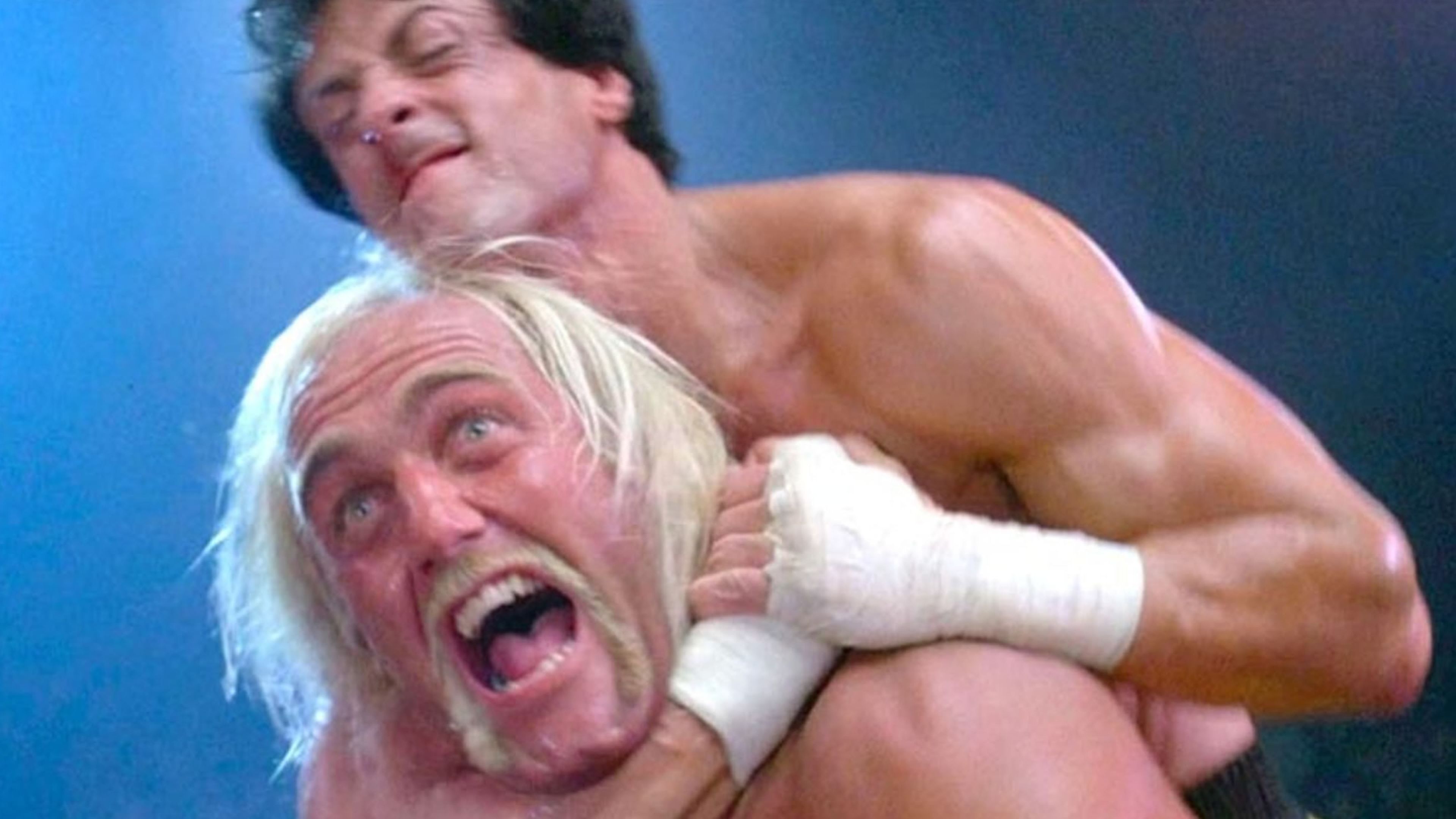 Rocky III (1982) - Rocky Balboa (Sylvester Stallone) y Thunderlips (Hulk Hogan)