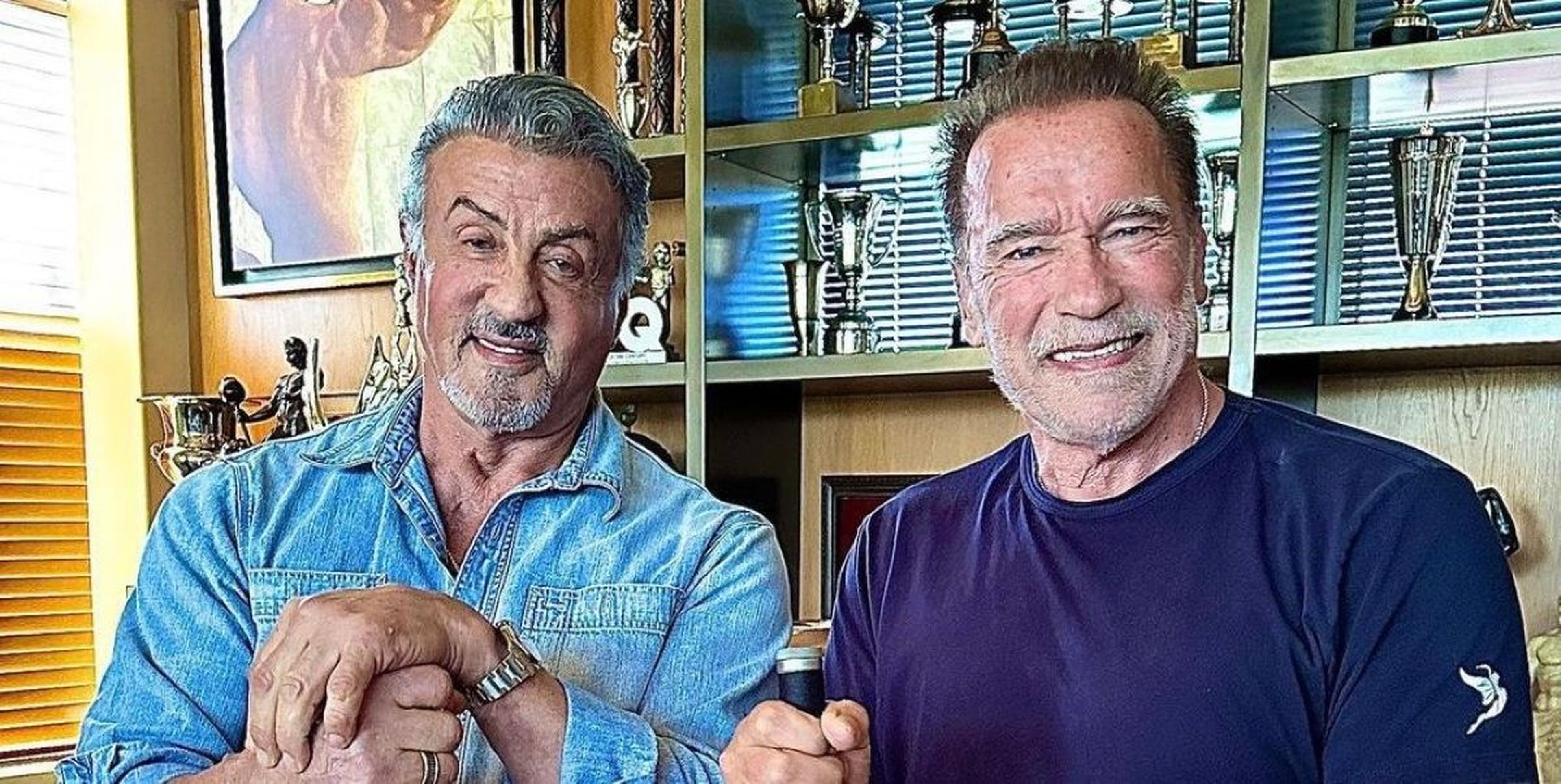 Stallone y Schwarzenegger