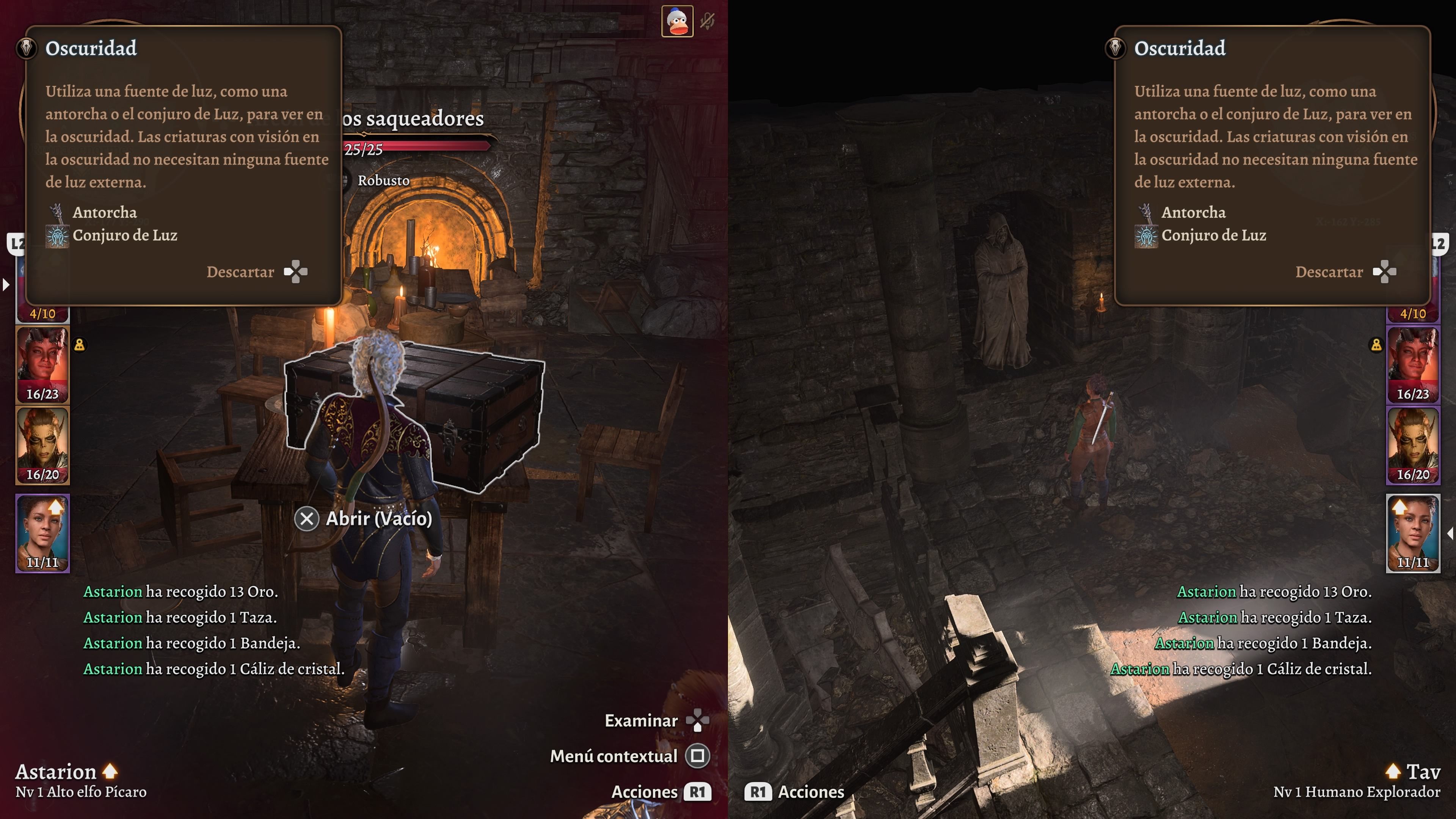 Baldur's Gate 3 cooperativo en PS5