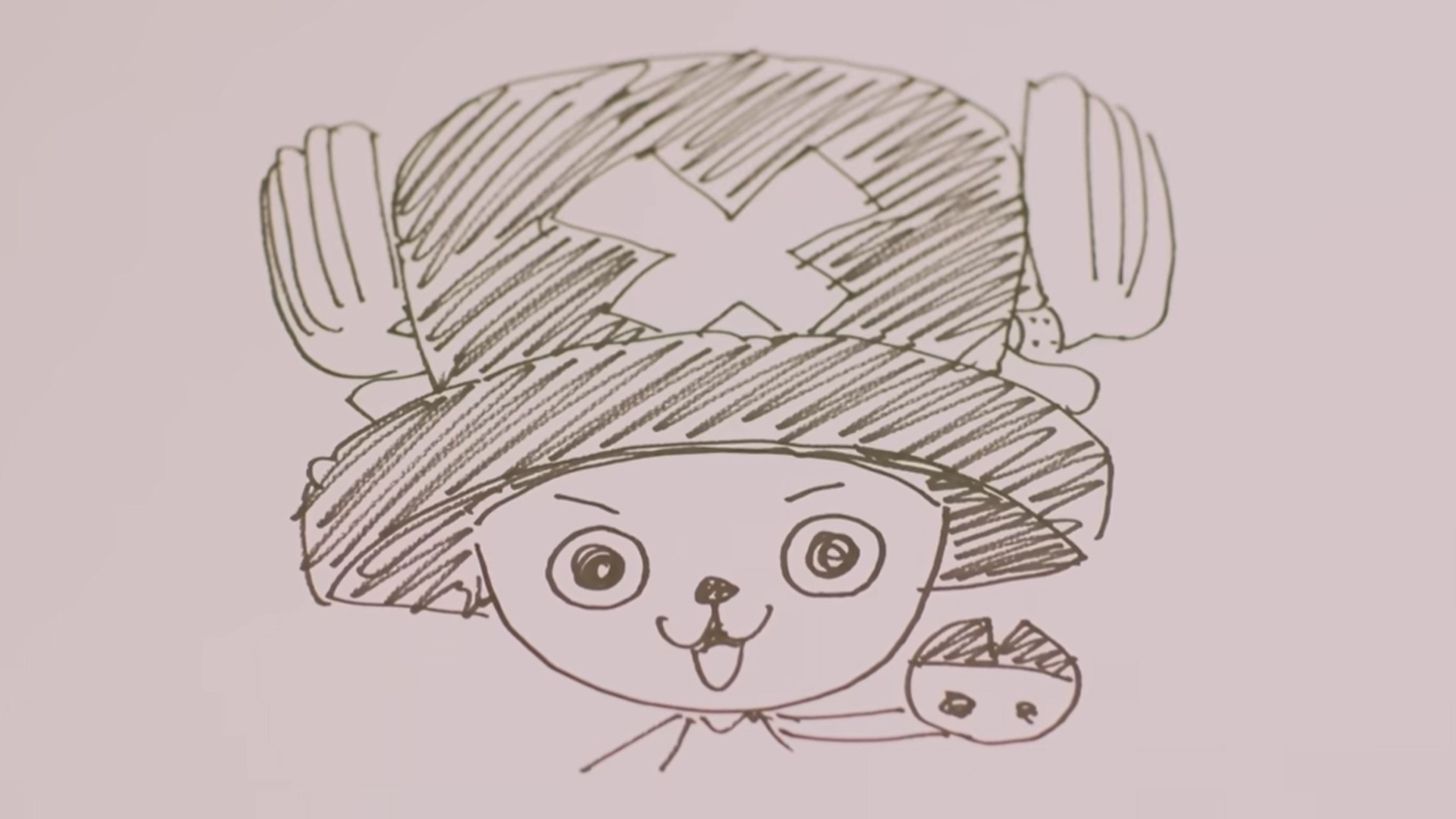 Dibujo de Chopper realizado por Eiichirô Oda para anunciar la temporada 2 de One Piece