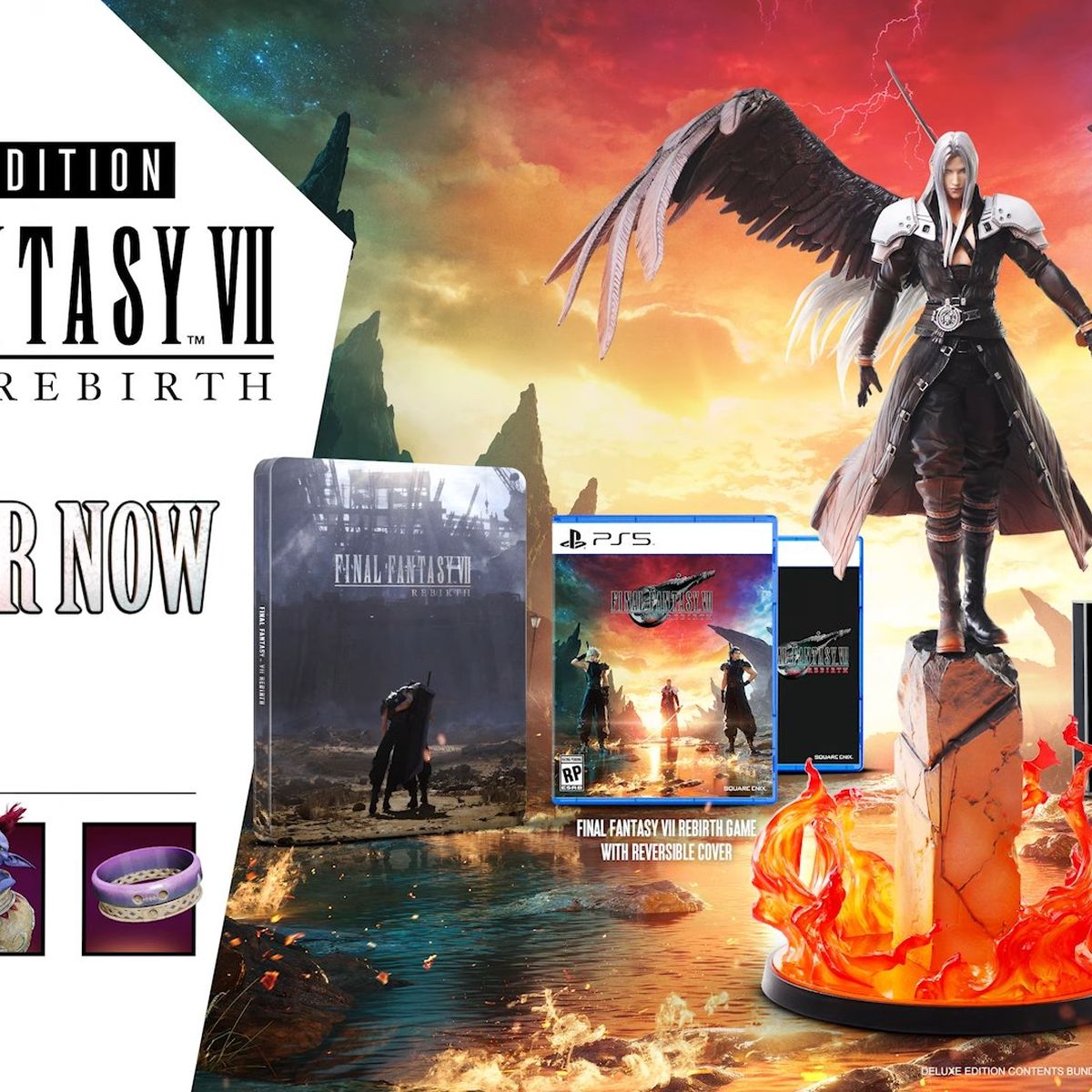 La edición coleccionista de Final Fantasy VII Rebirth cuesta más que una  Nintendo Switch