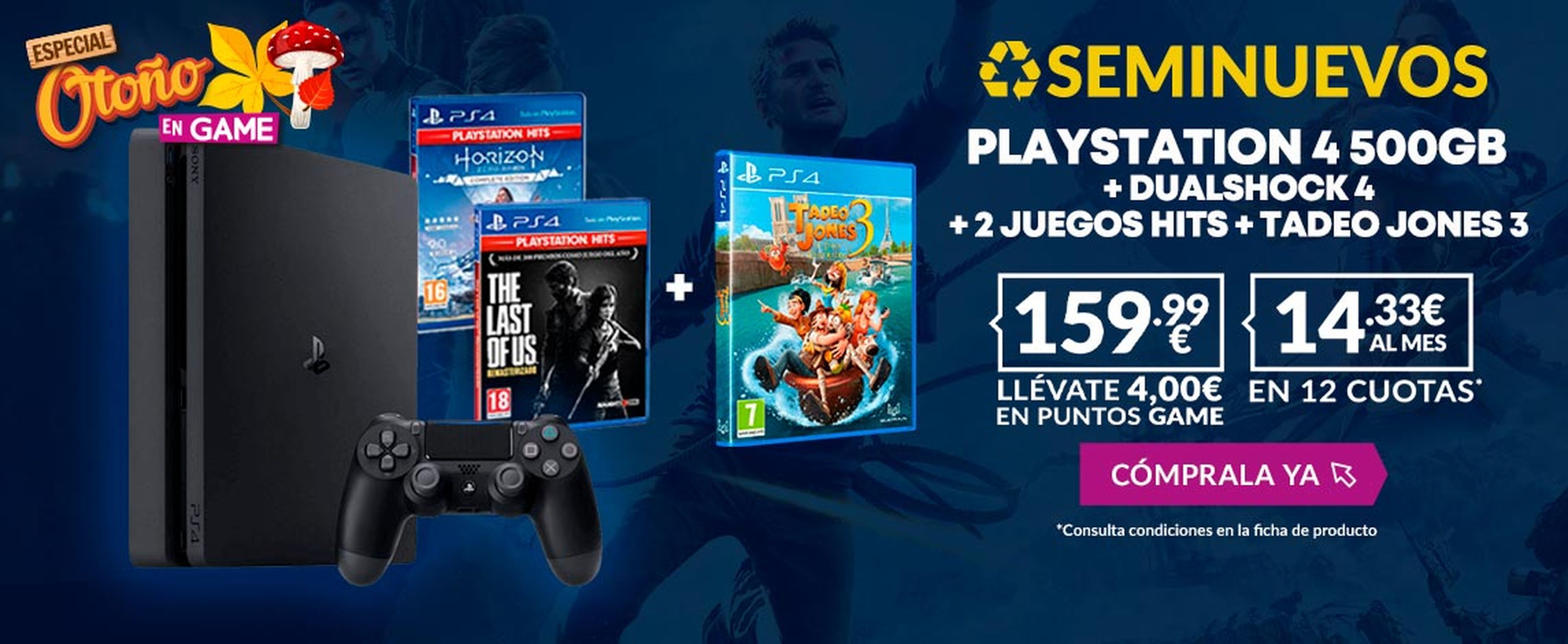 Juegos Ps4 a 9,99 en Game además de más ofertas interesantes