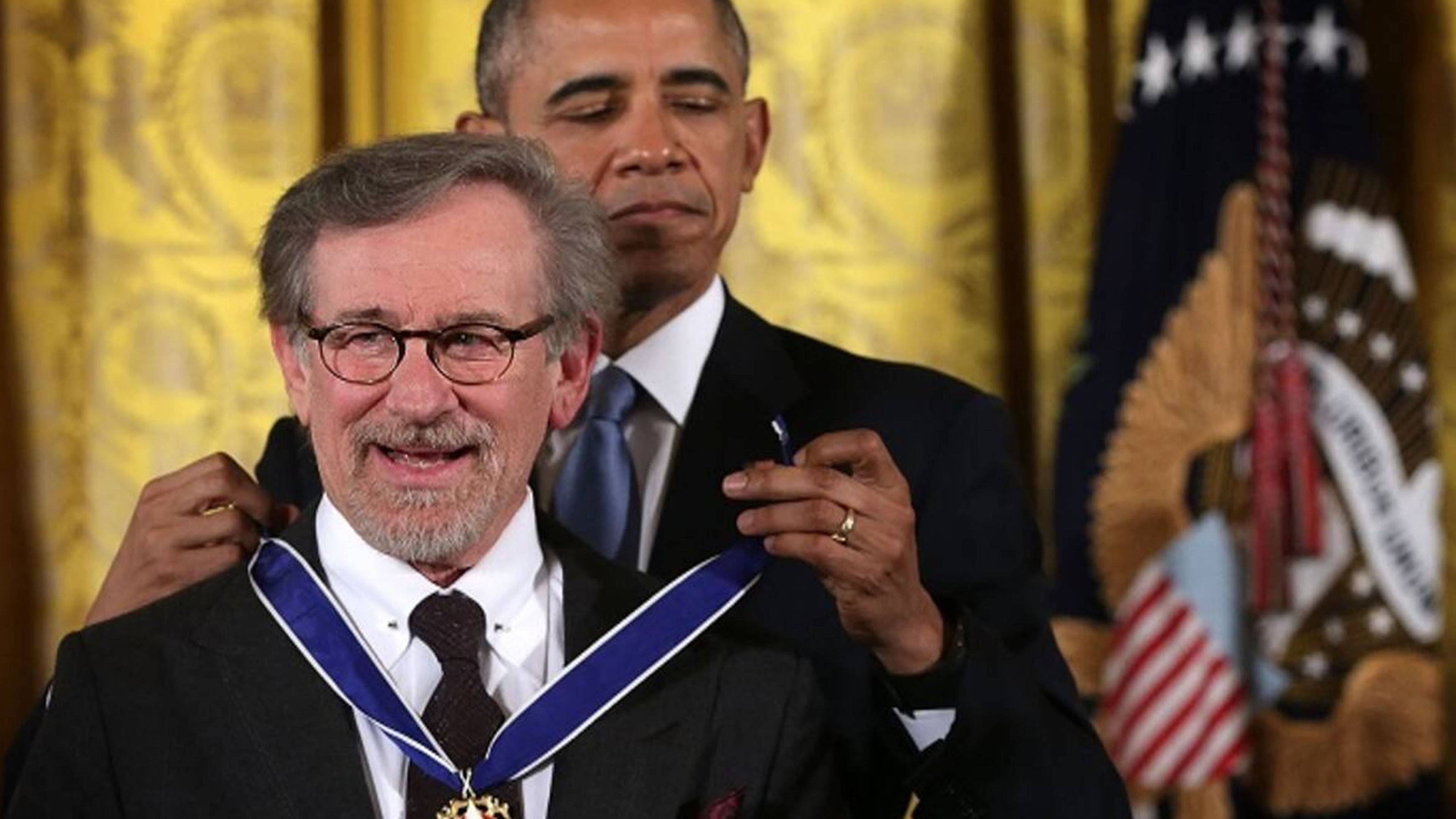 Steven Spielberg condecorado por Barack Obama