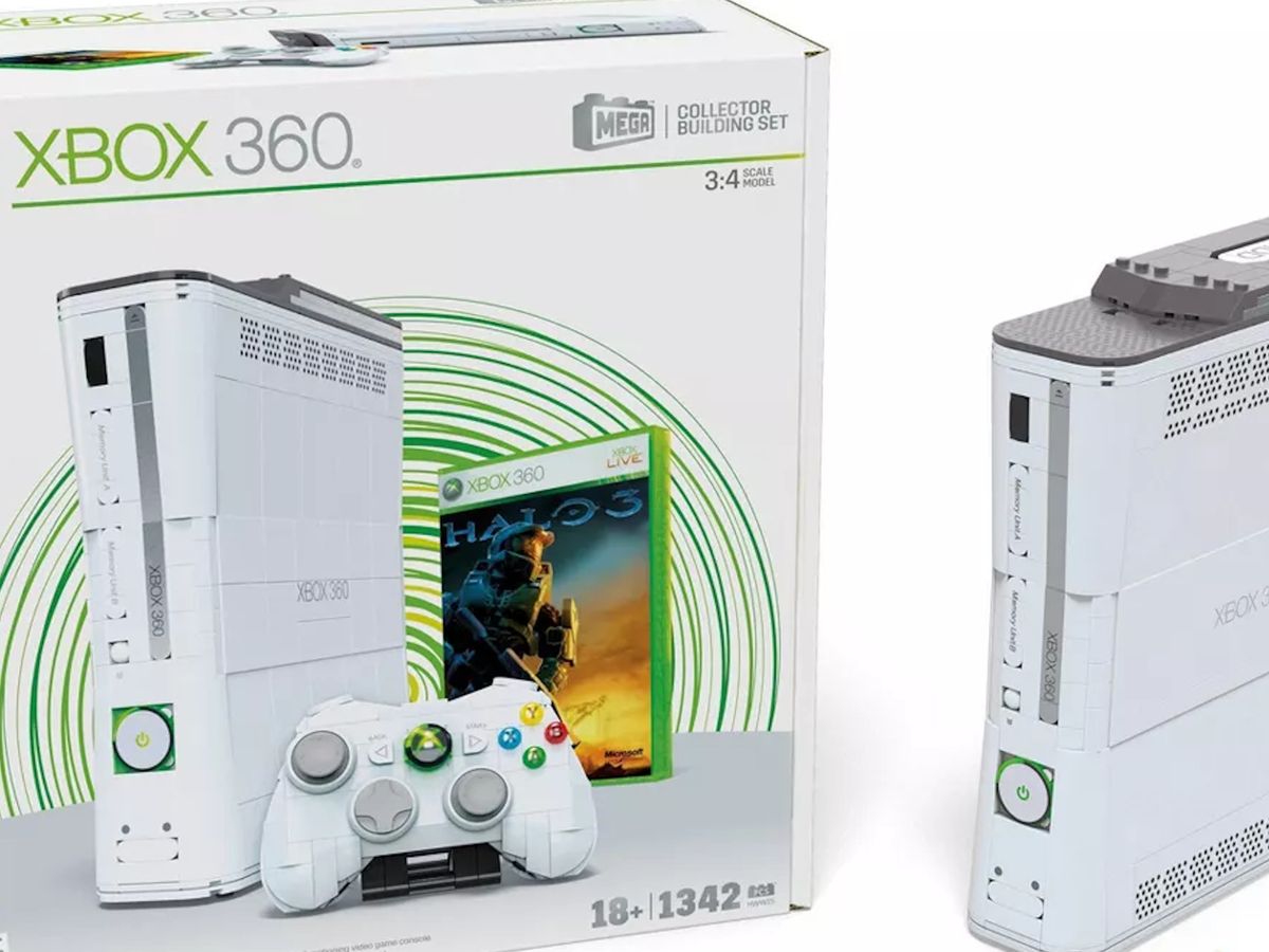 Microsoft y MEGA lanzan una Xbox 360 a escala que puedes construir en casa