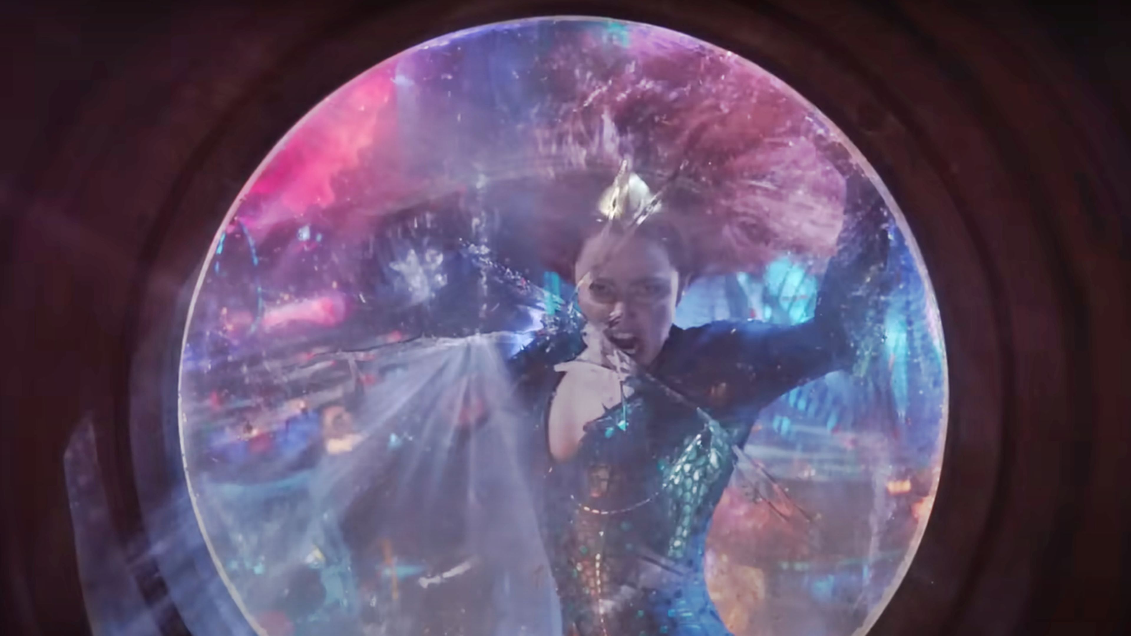 Amber Heard como Mera en Aquaman y el reino perdido