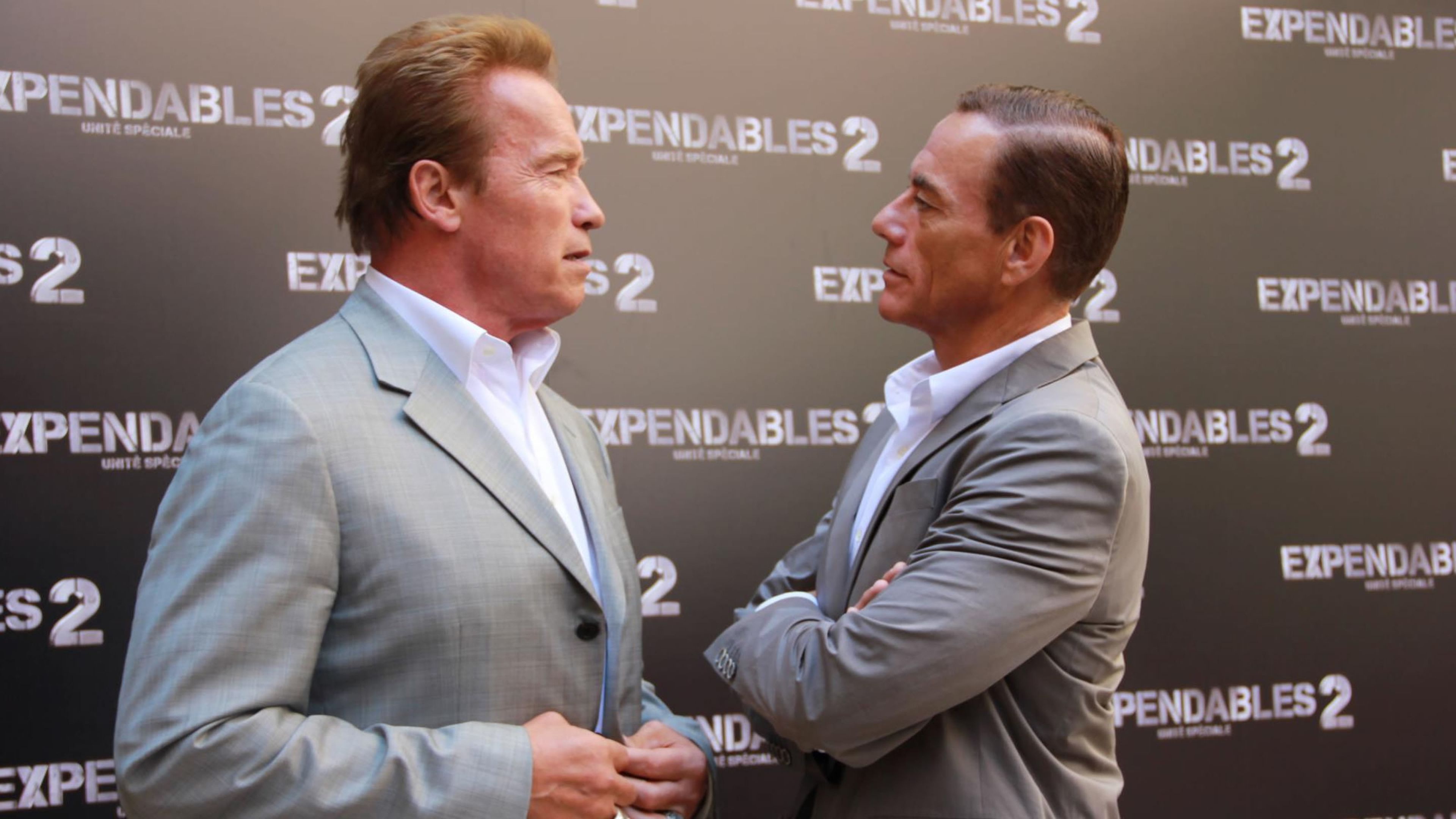 Arnold Schwarzenegger y Jean-Claude Van Damme