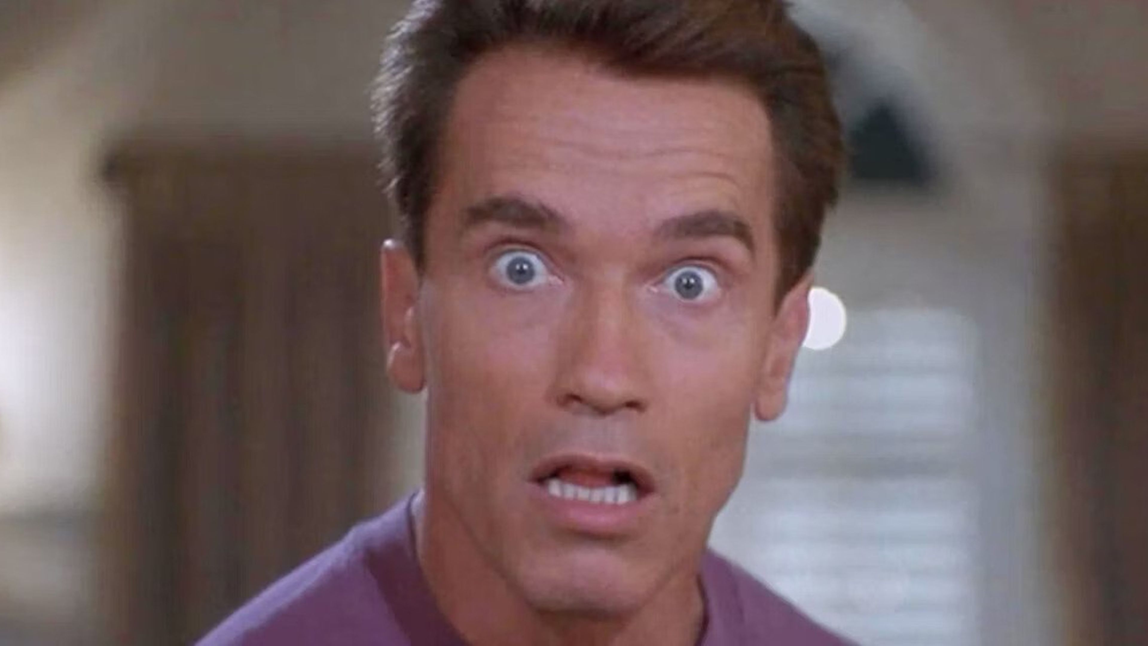 Arnold Schwarzenegger sorprendido