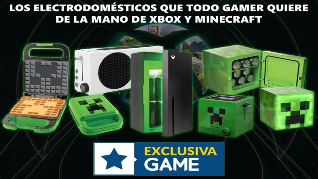 Electrodomésticos de Minecraft y Xbox Series X, S exclusivos de GAME ya  disponibles