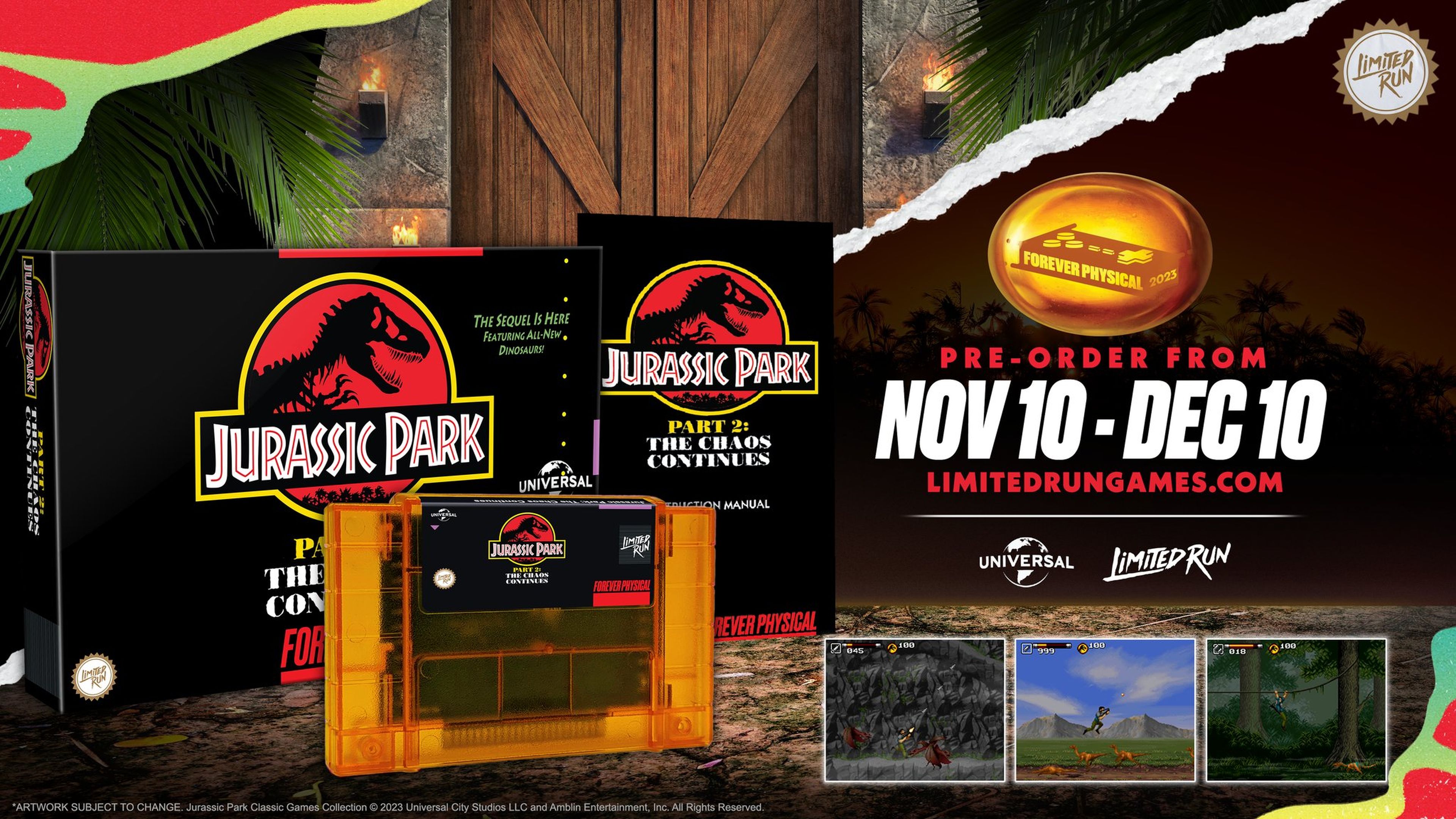 Jurassic Park Limited Run Games