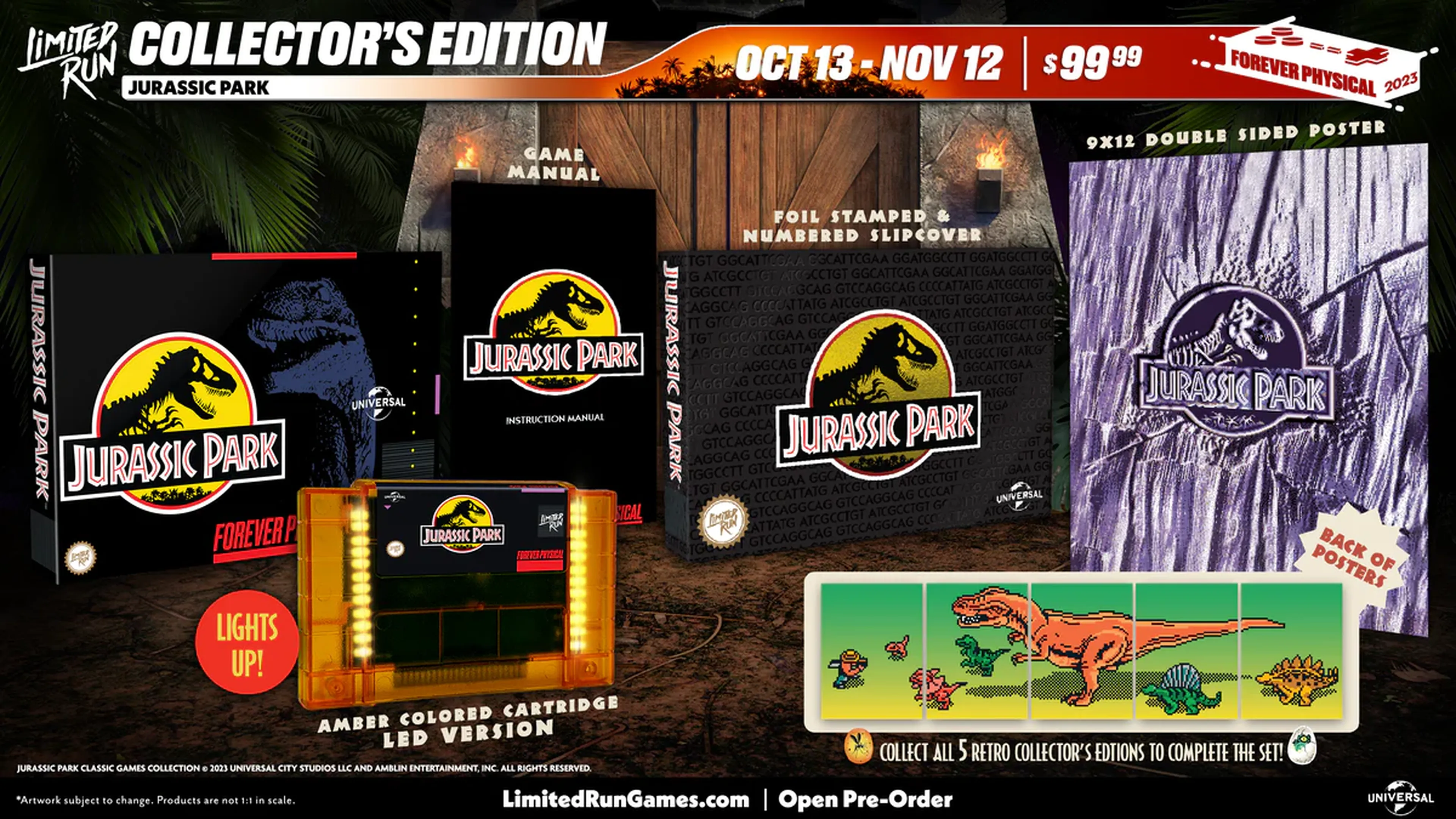Jurassic Park Limited Run Games