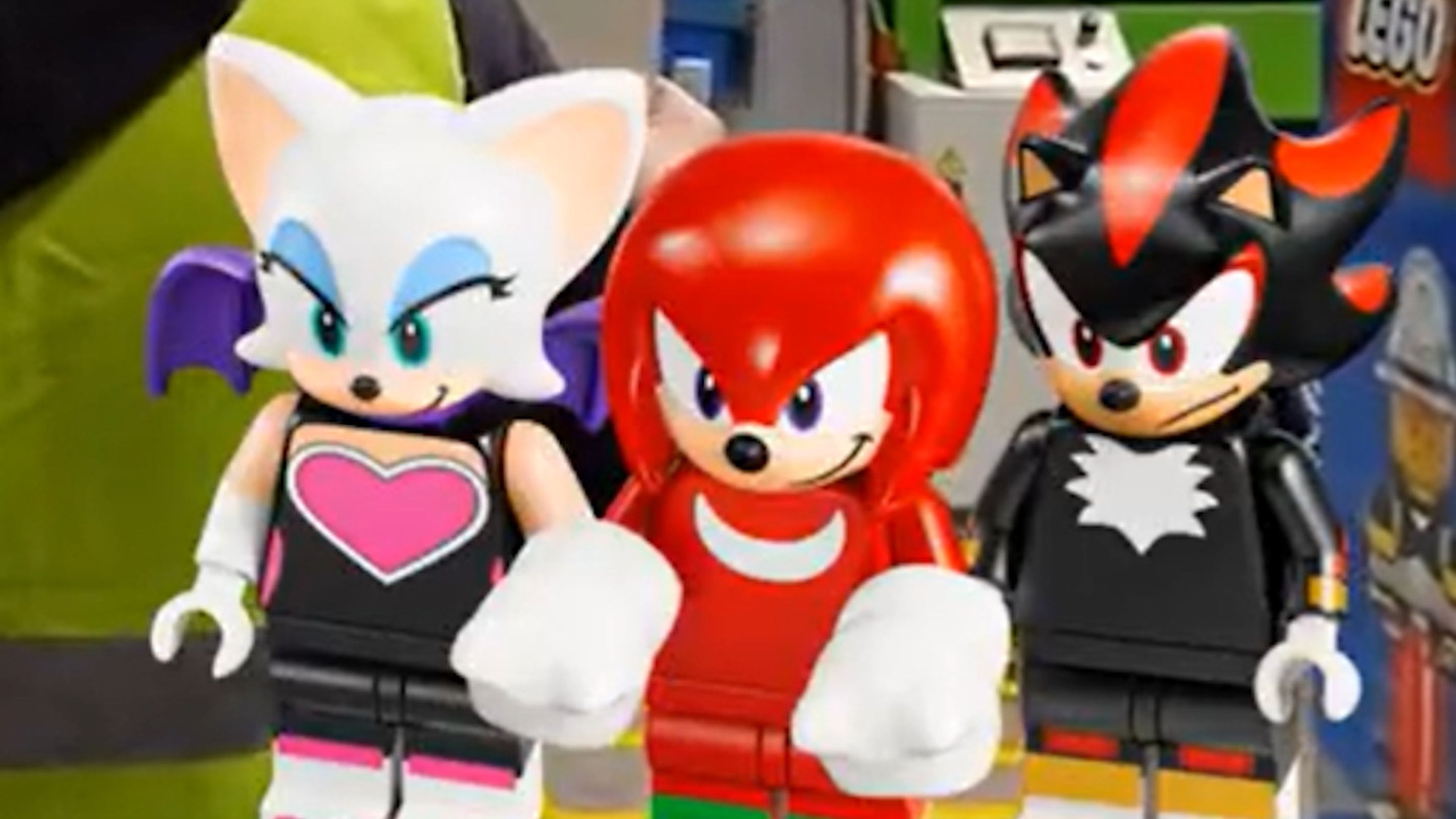 Shadow, Knuckles y Rouge se unirán a la gama de juguetes de LEGO Sonic
