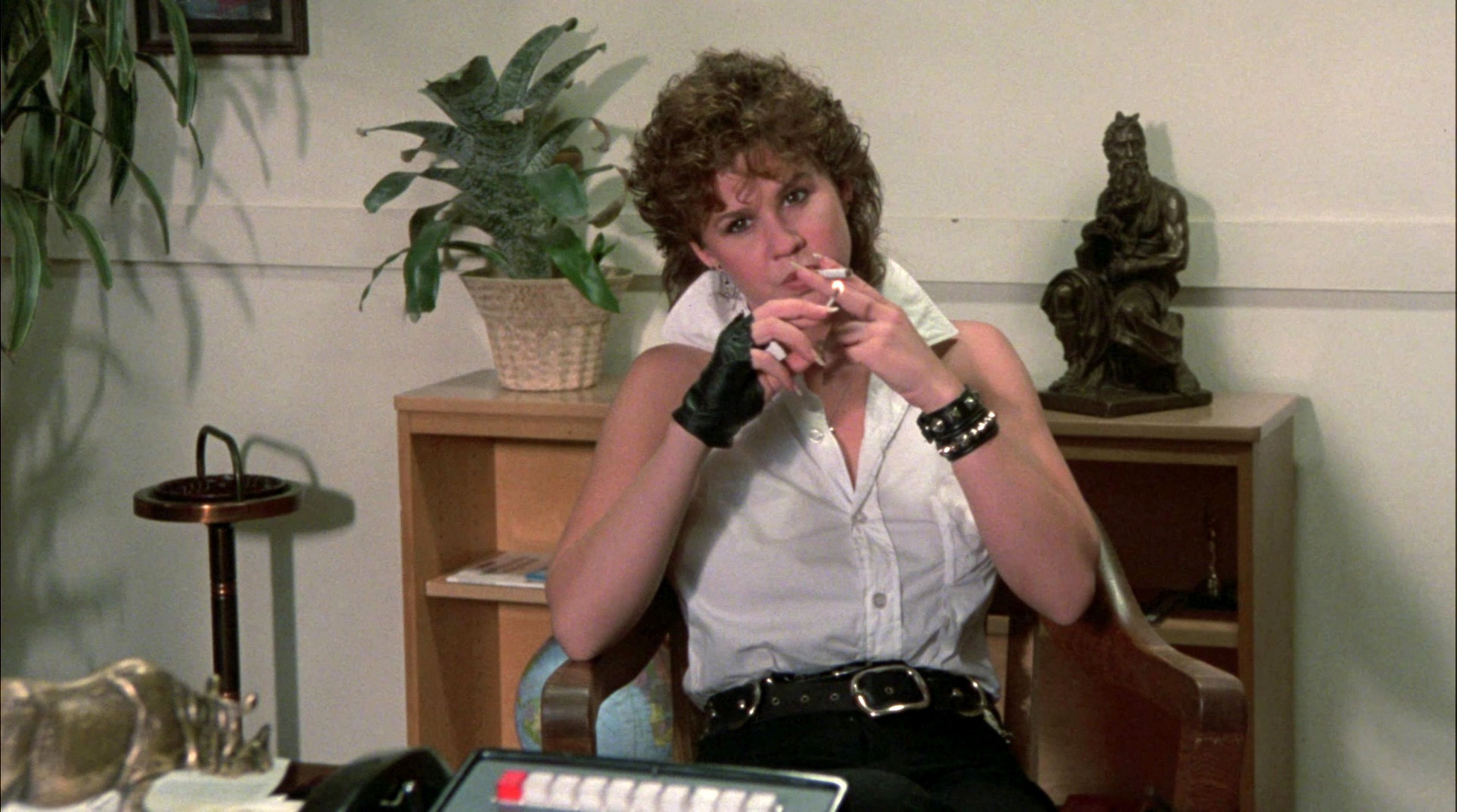 Linda Blair en Calles salvajes (1984)