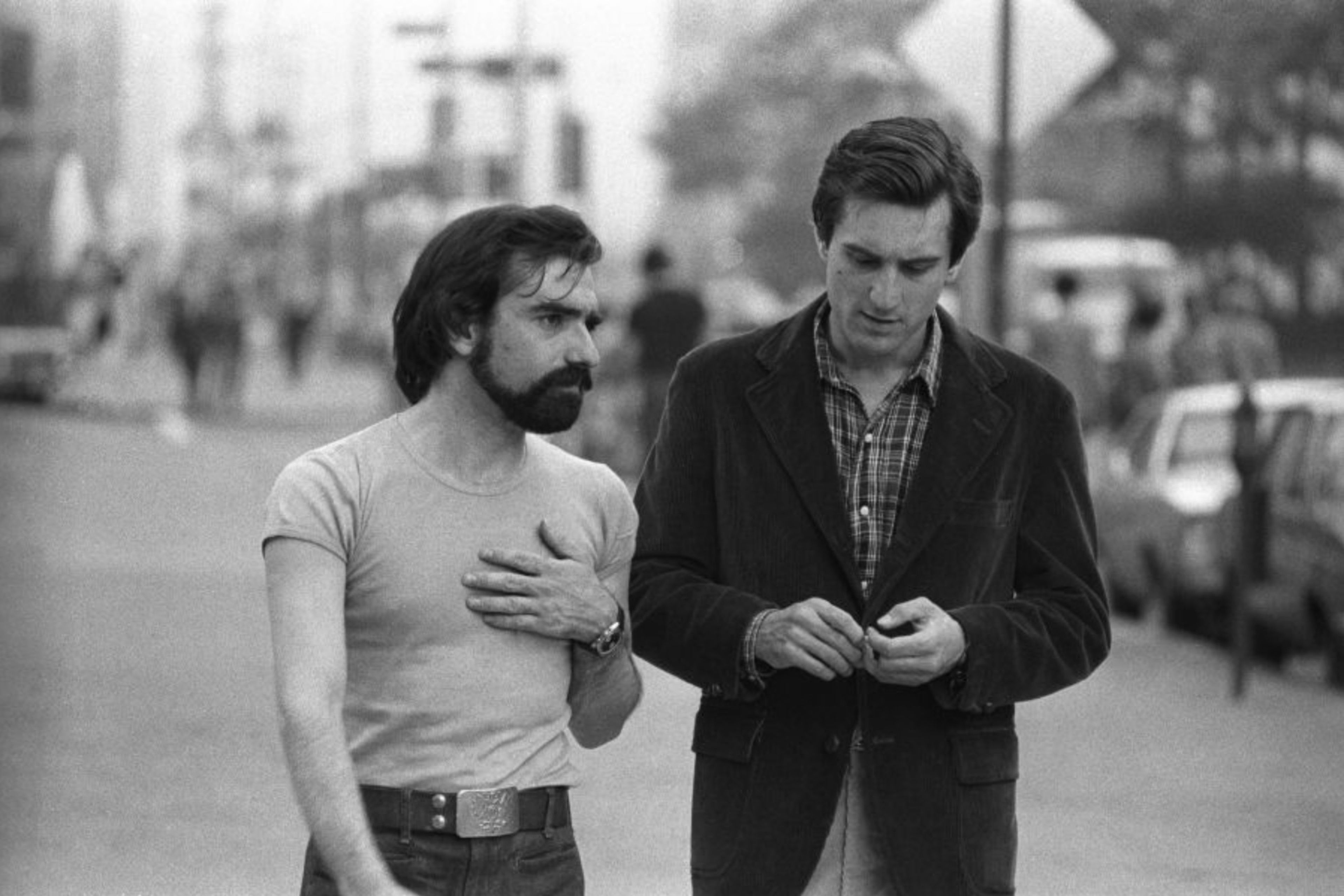 Martin Scorsese y Robert De Niro de jóvenes