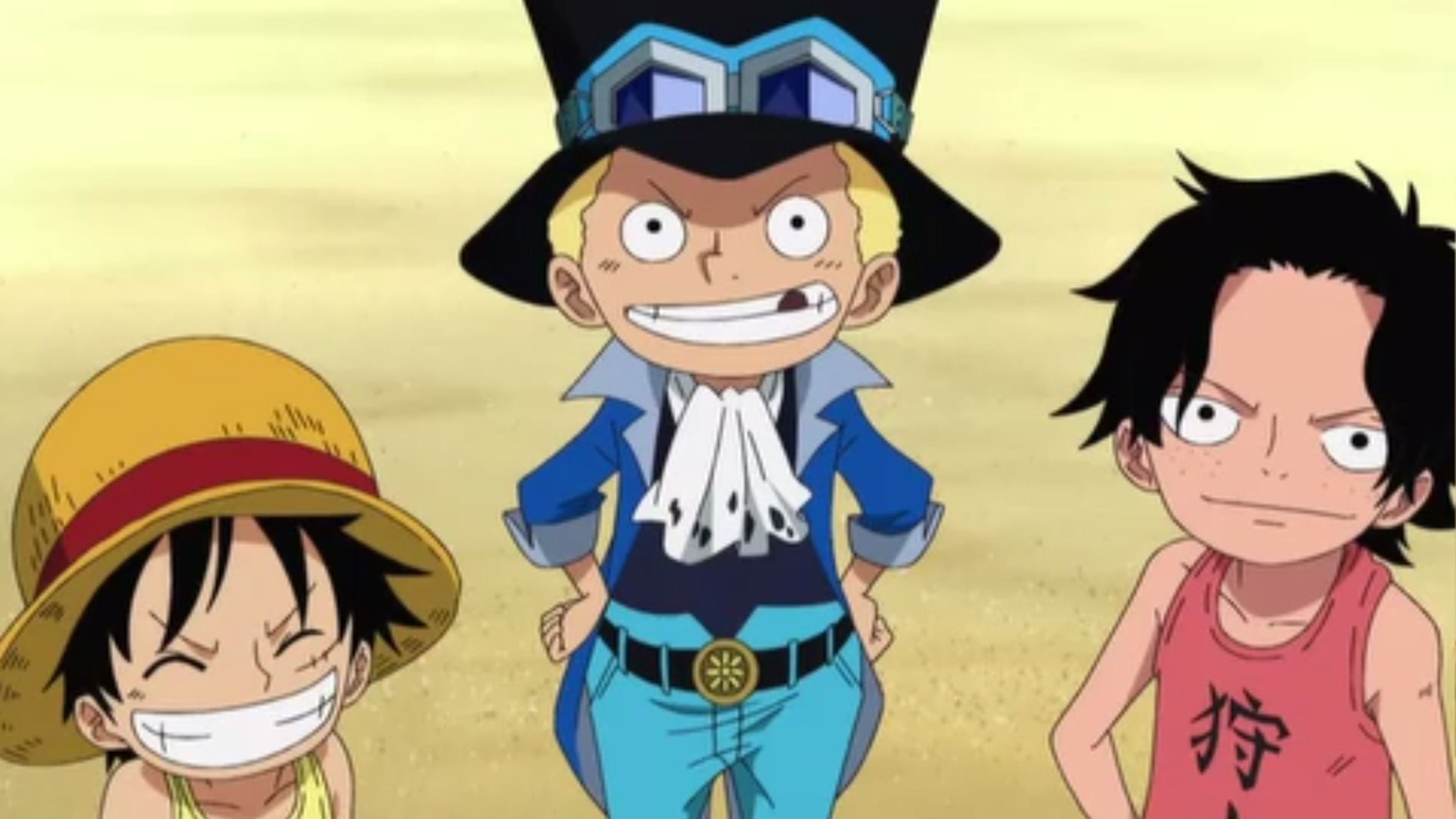 One Piece - Luffy, Sabo y Ace