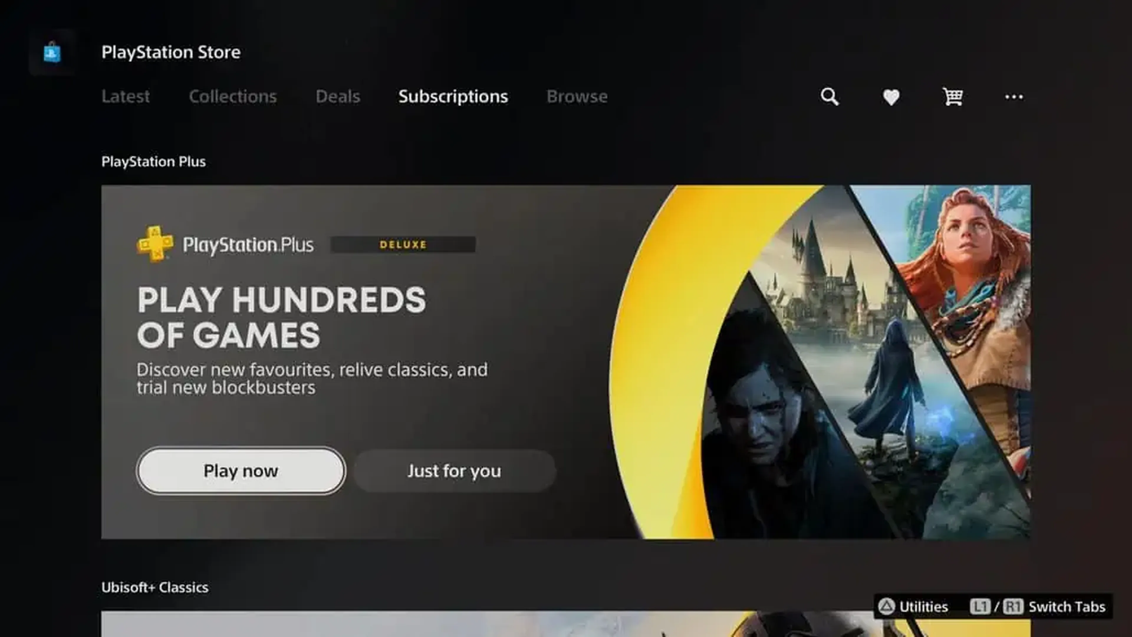 PlayStation Plus Banner