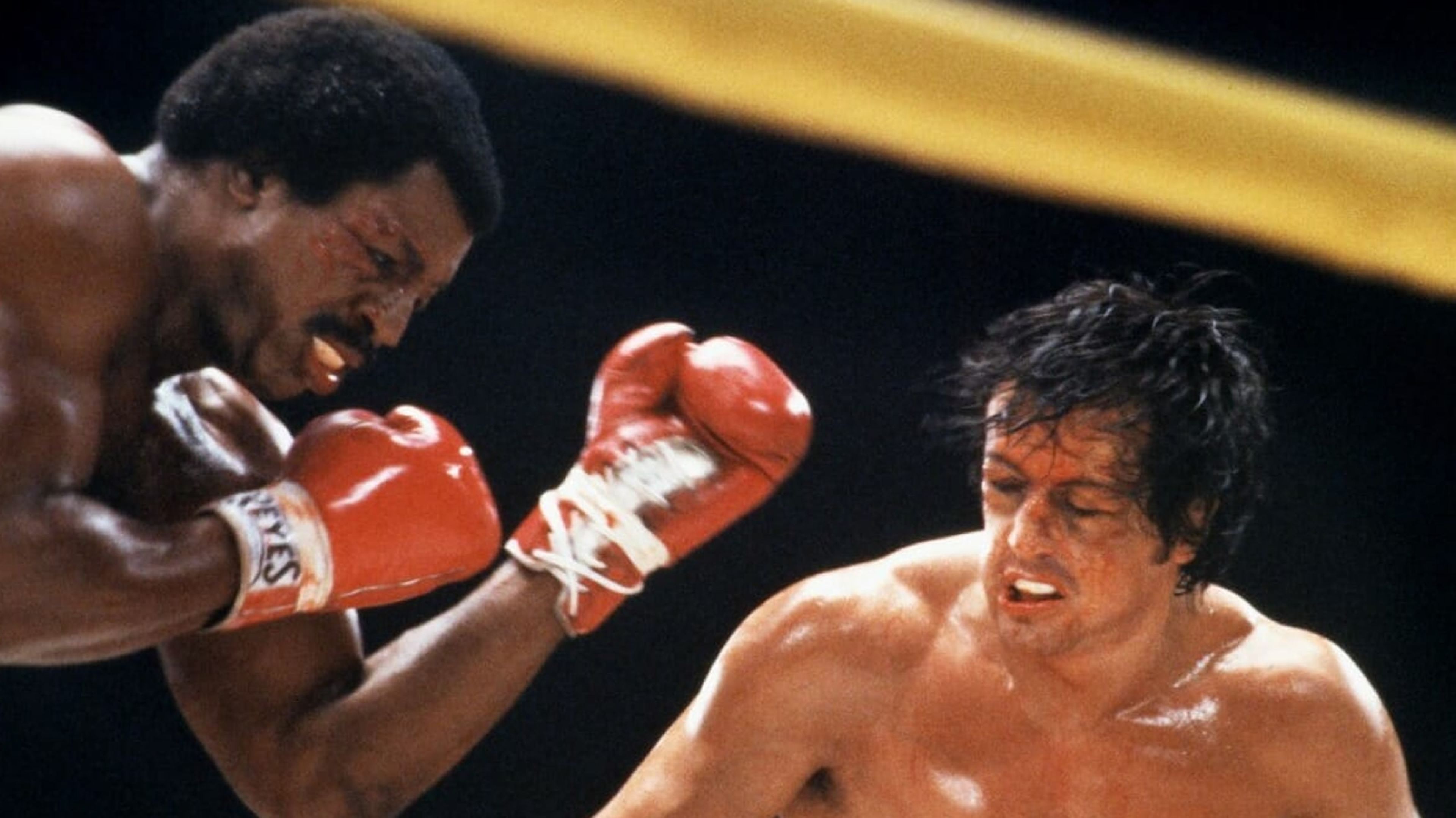 Rocky II (1979) - Apolo Creed (Carl Weathers) y Rocky Balboa (Sylvester Stallone)