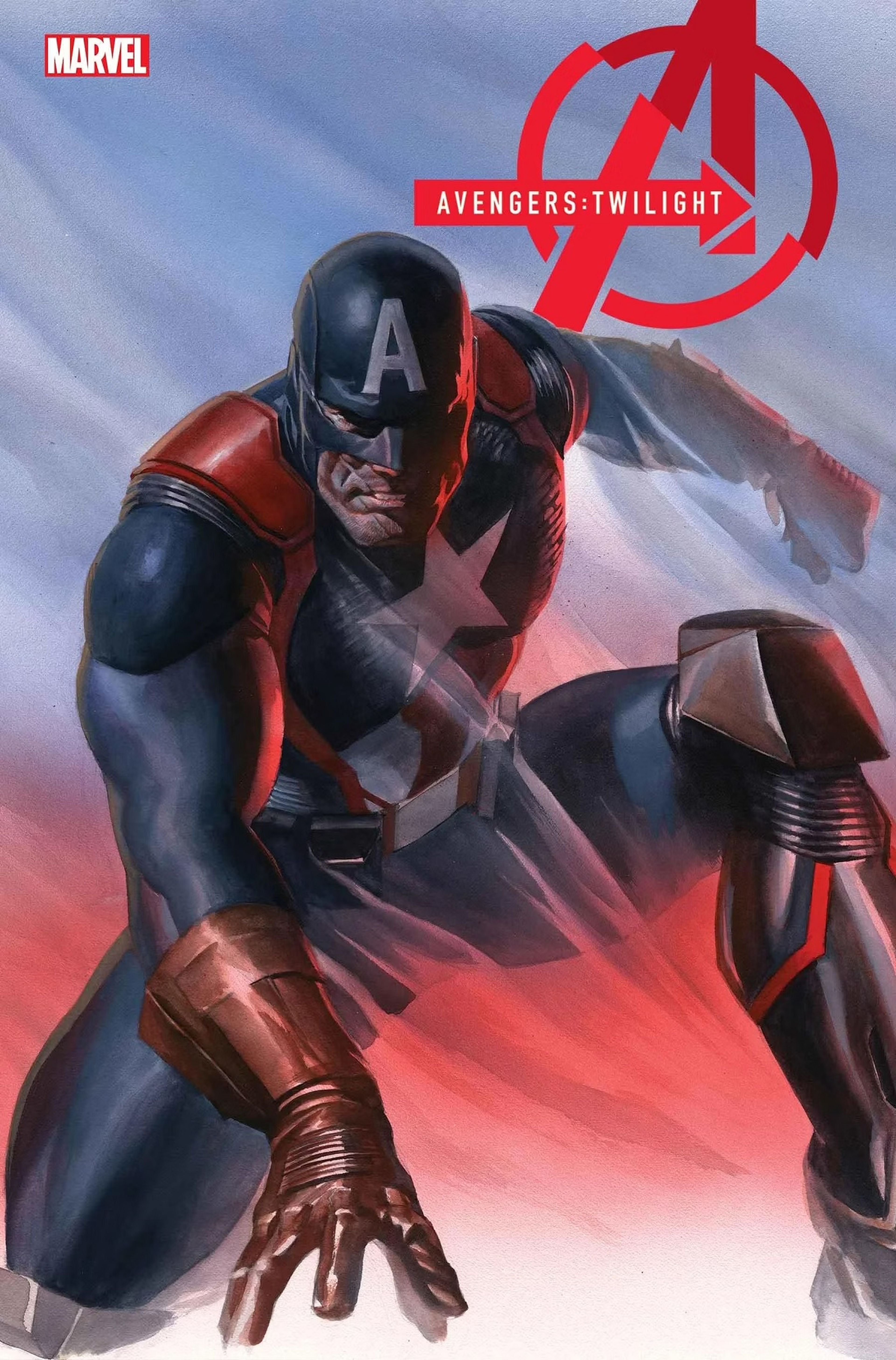 El traje de Capitán América en Avengers: Twilight