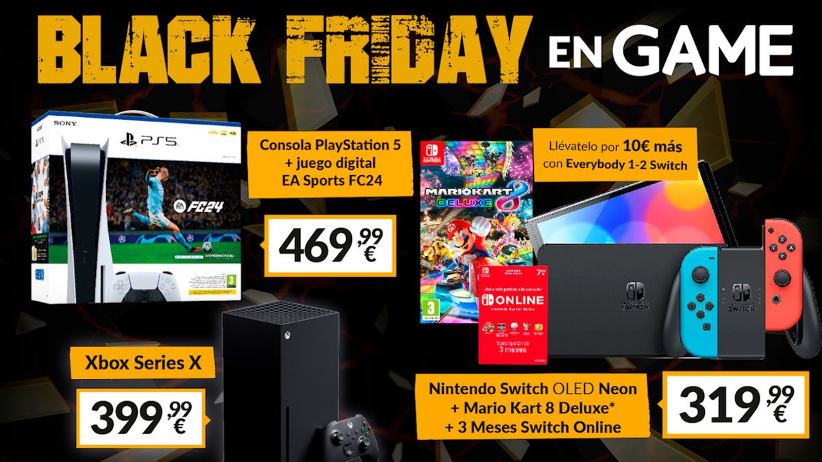Las mejores ofertas de PlayStation 5 para el Black Friday: packs con juegos  más interesantes y consolas sueltas