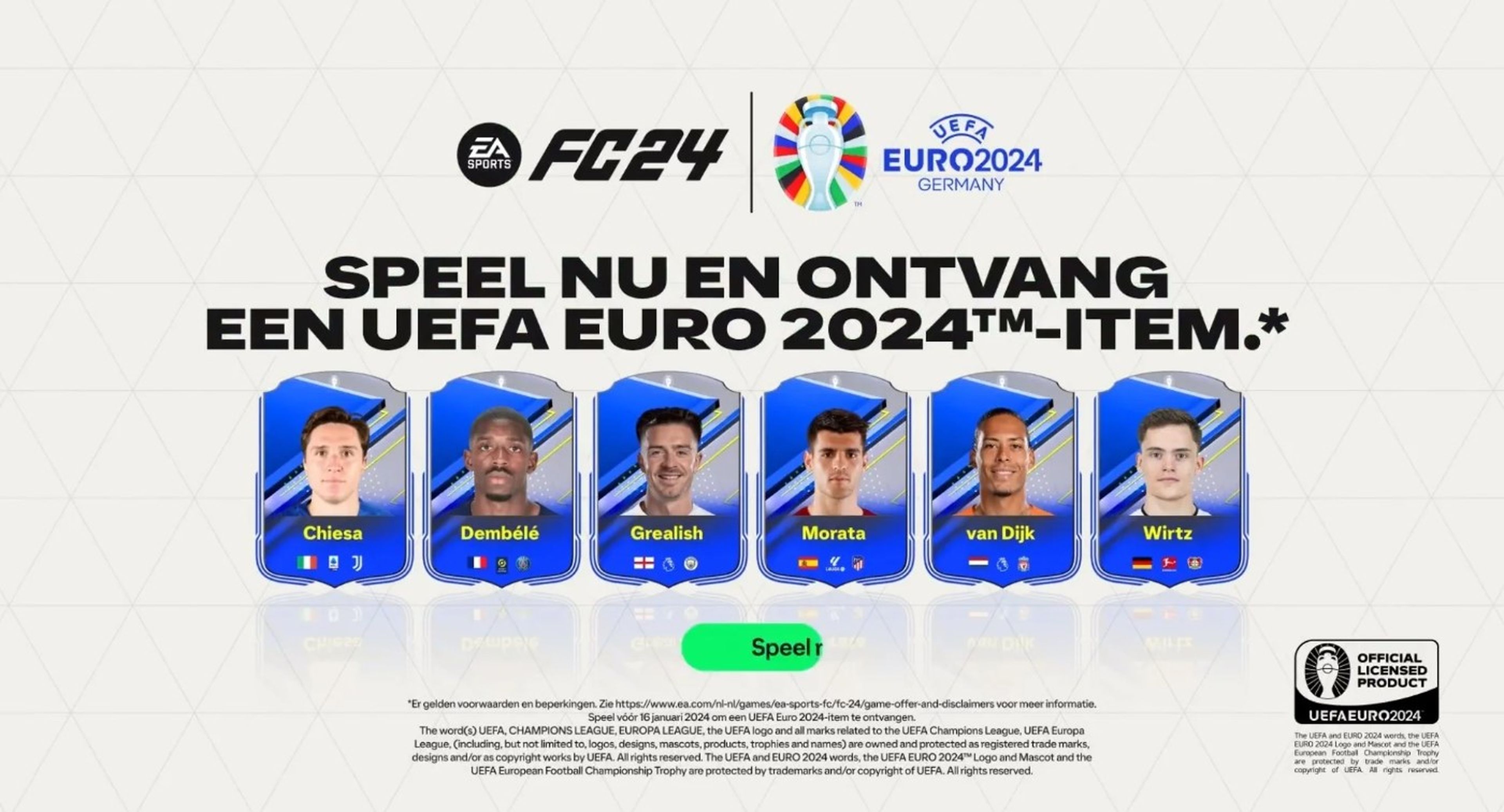 EA Sports FC 24 Consigue gratis un jugador de la Eurocopa 2024