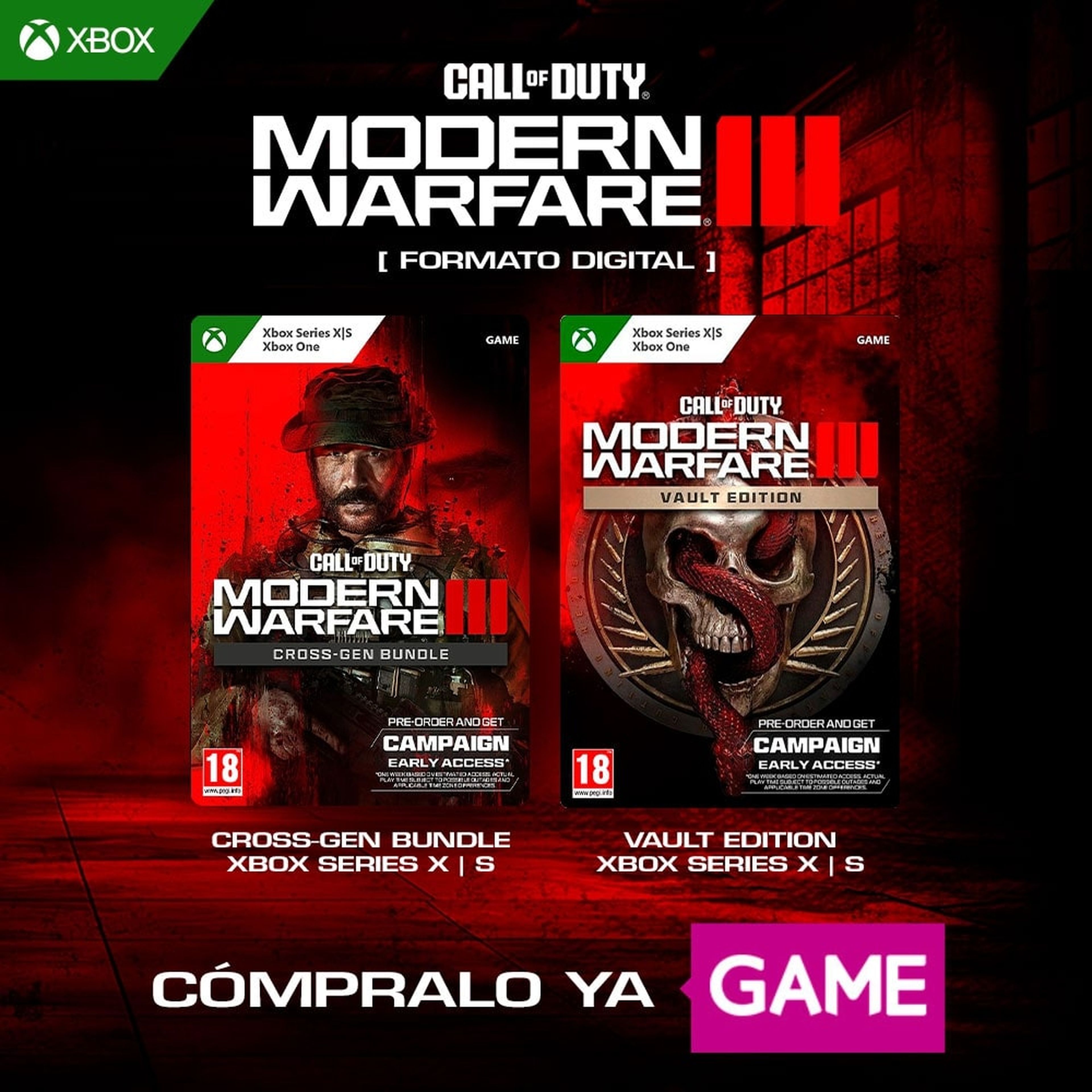 Imaginan las carátulas de Modern Warfare 3 para PS5 y Xbox Series
