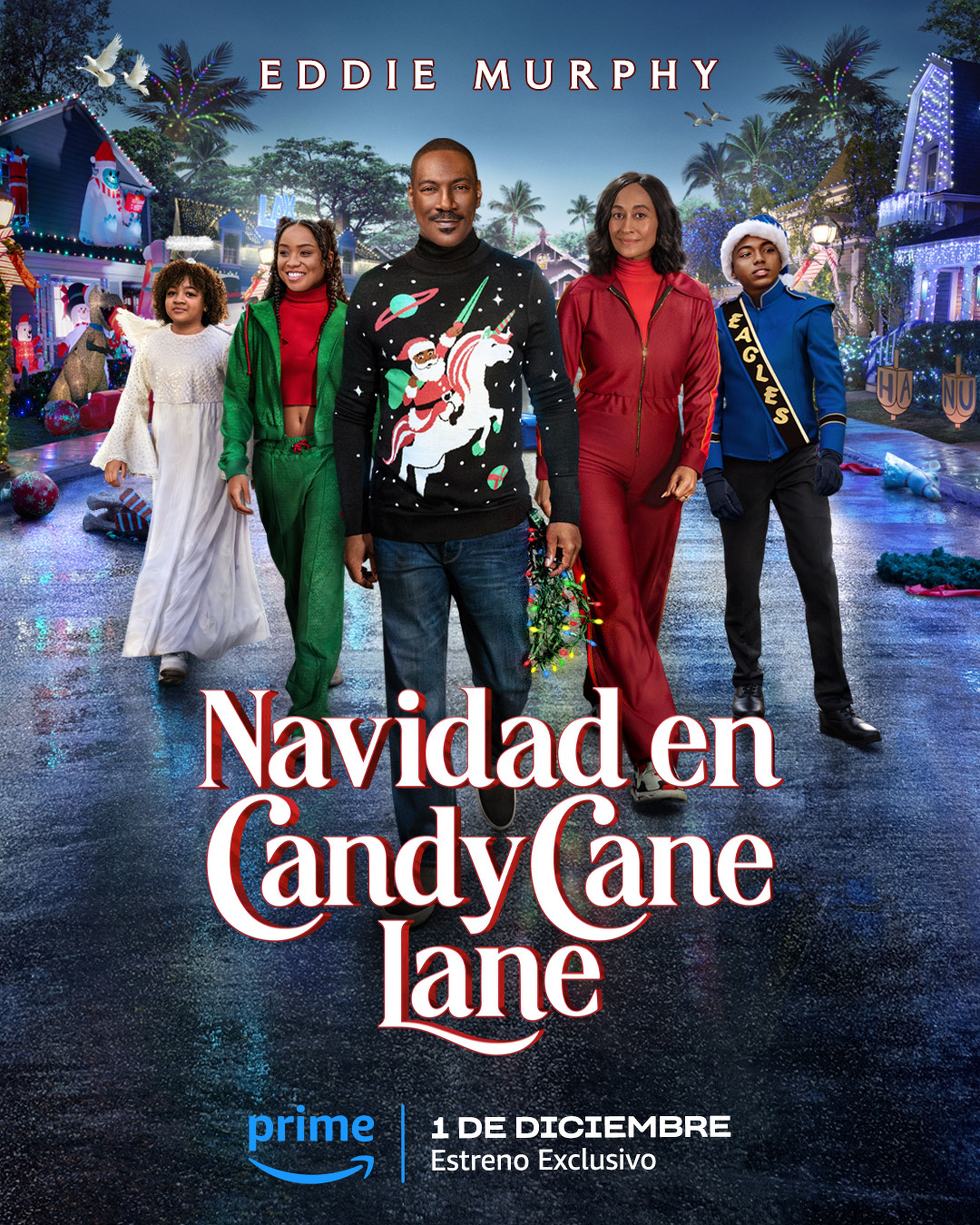 Nuevo póster de Navidad en Candy Cane Lane