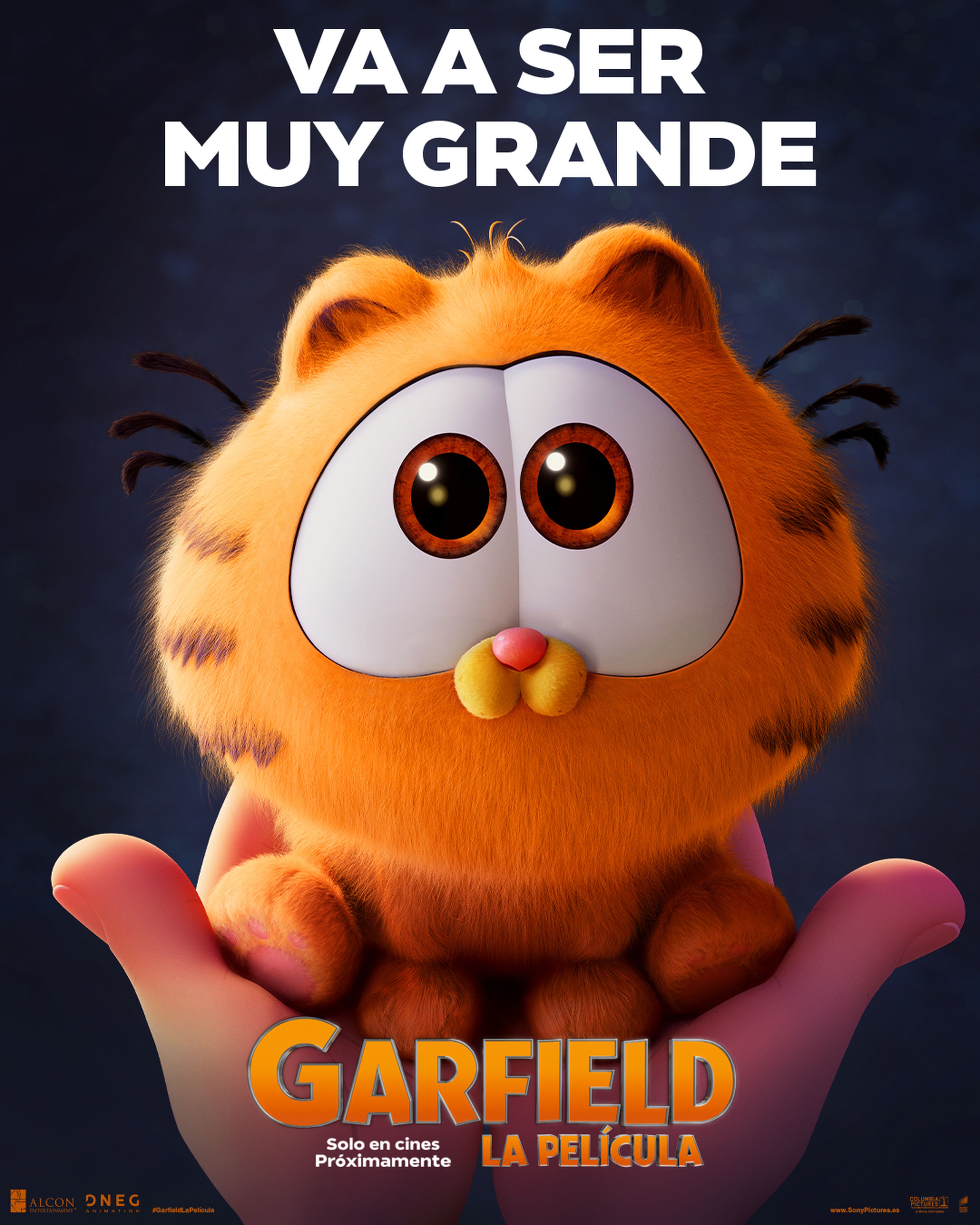Sony Pictures nos trae el póster más adorable de Garfield La película