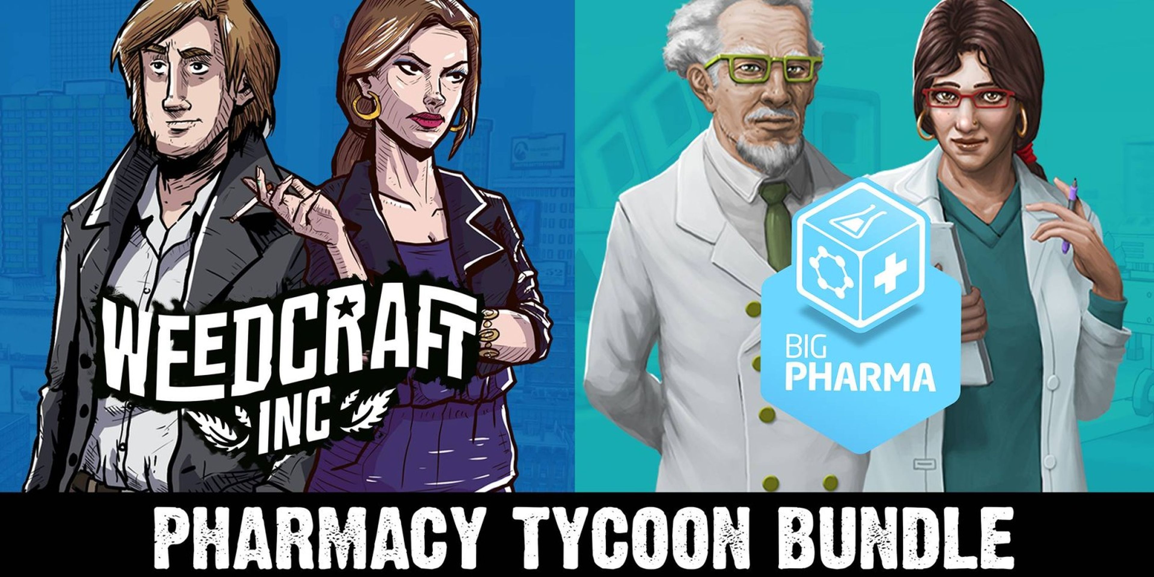 Pharmacy Tycoon Bundle: Woodcraft Inc & Big Pharma