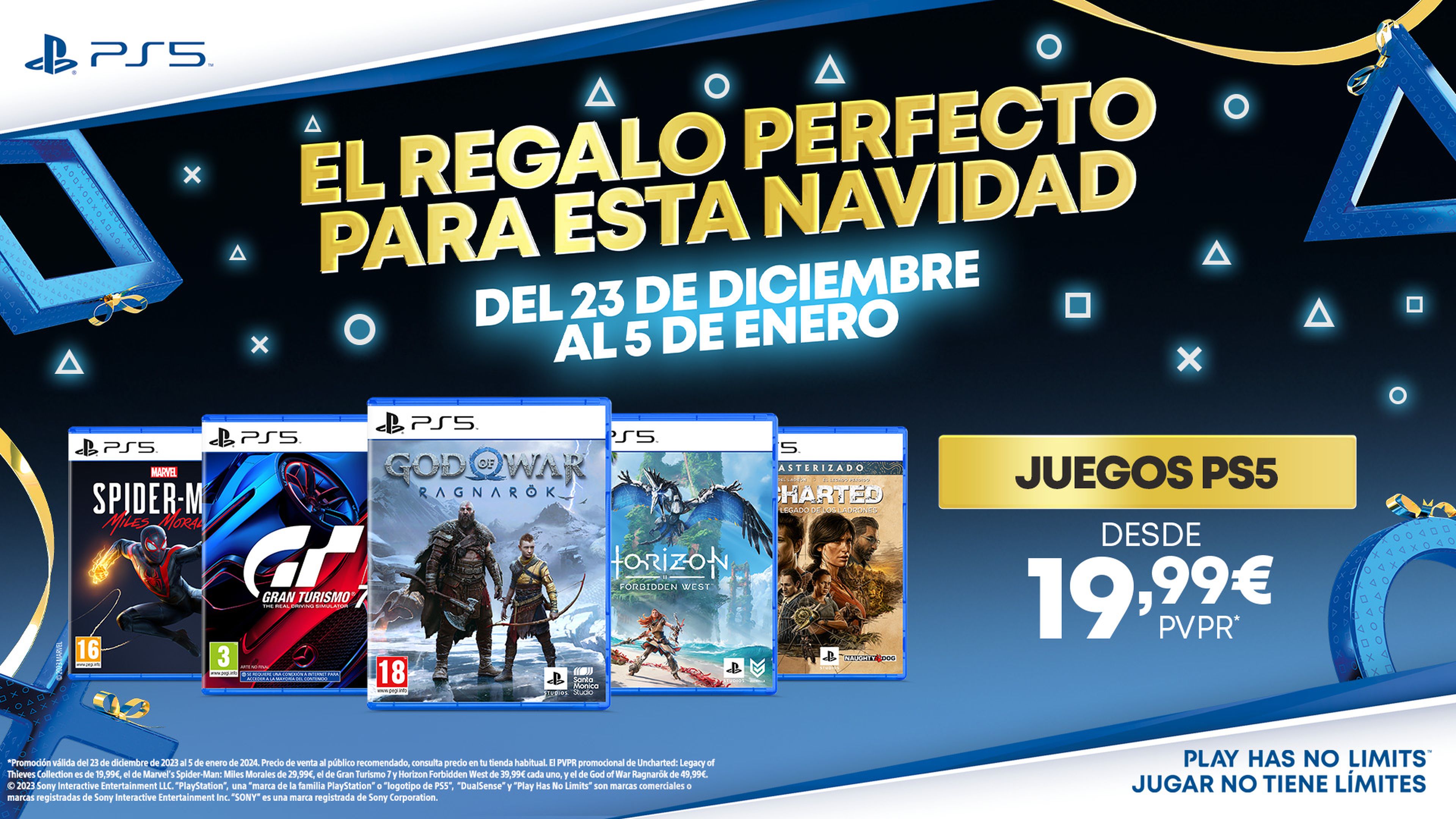 Ofertas de Navidad de PlayStation en PS Store y tiendas habituales