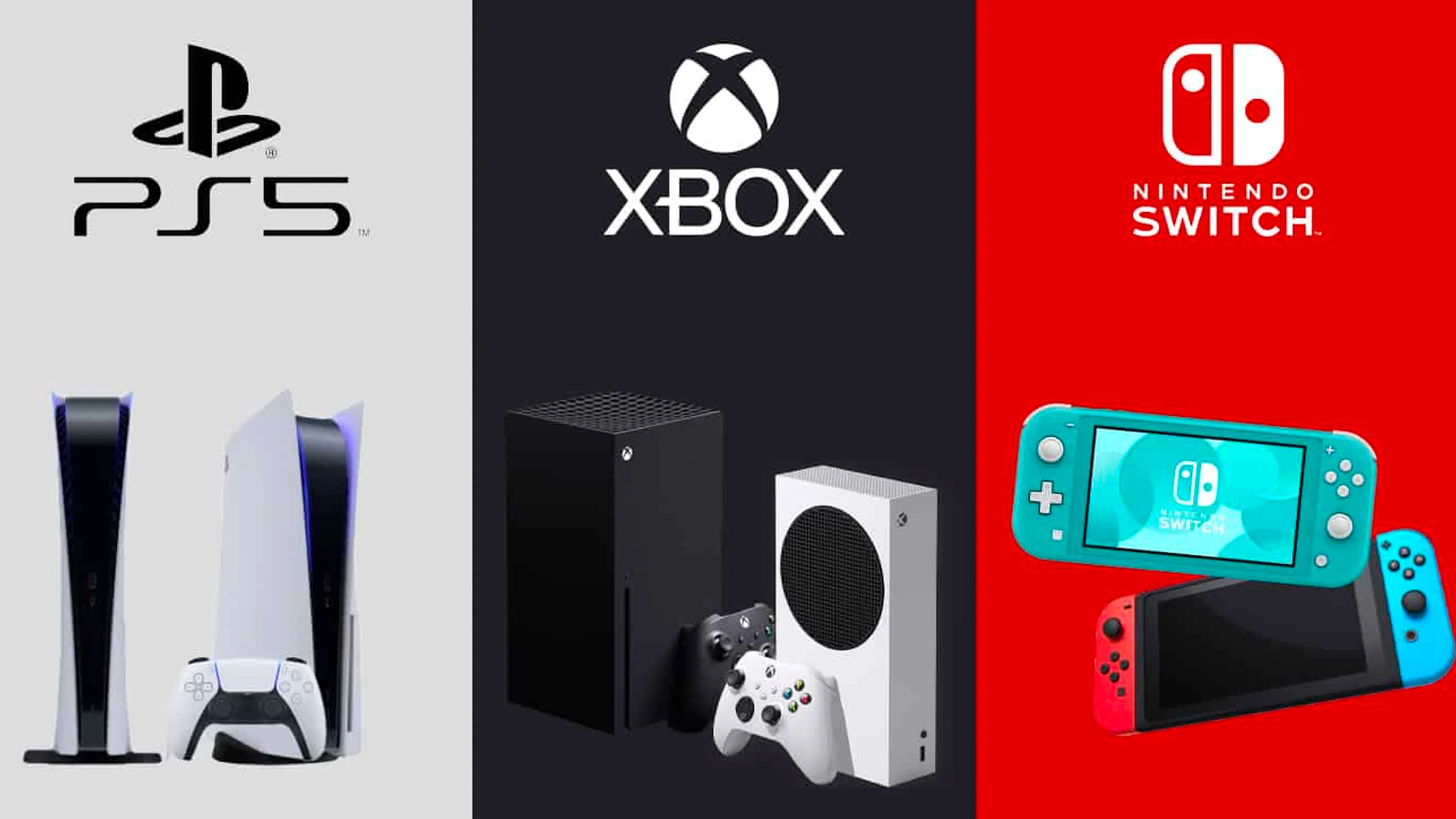 PS5 Xbox Nintendo Switch industria
