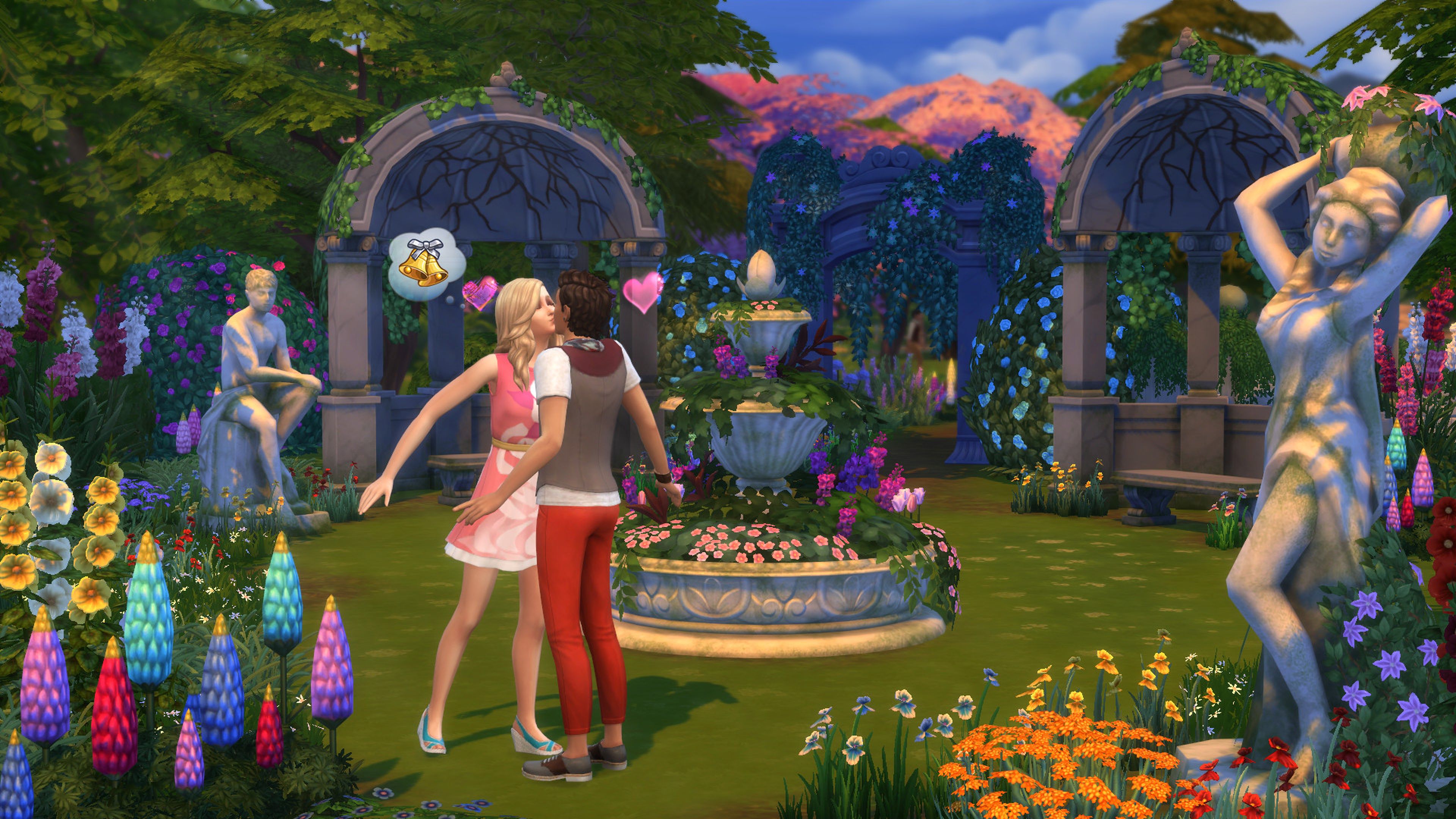 Los Sims 4: Jardín Romántico