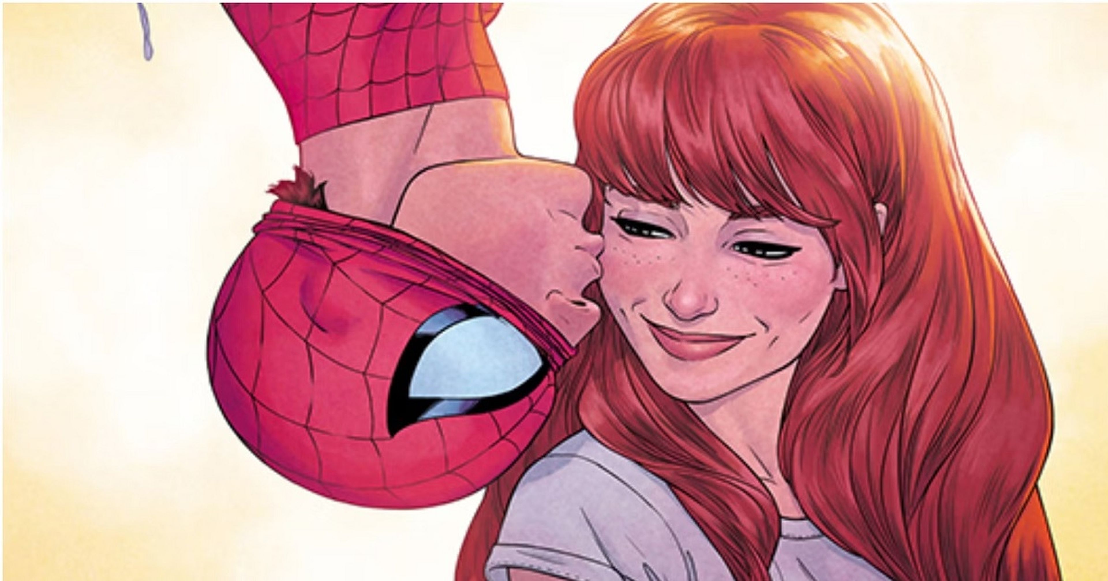 Spider-Man besa a Mary Jane Watson
