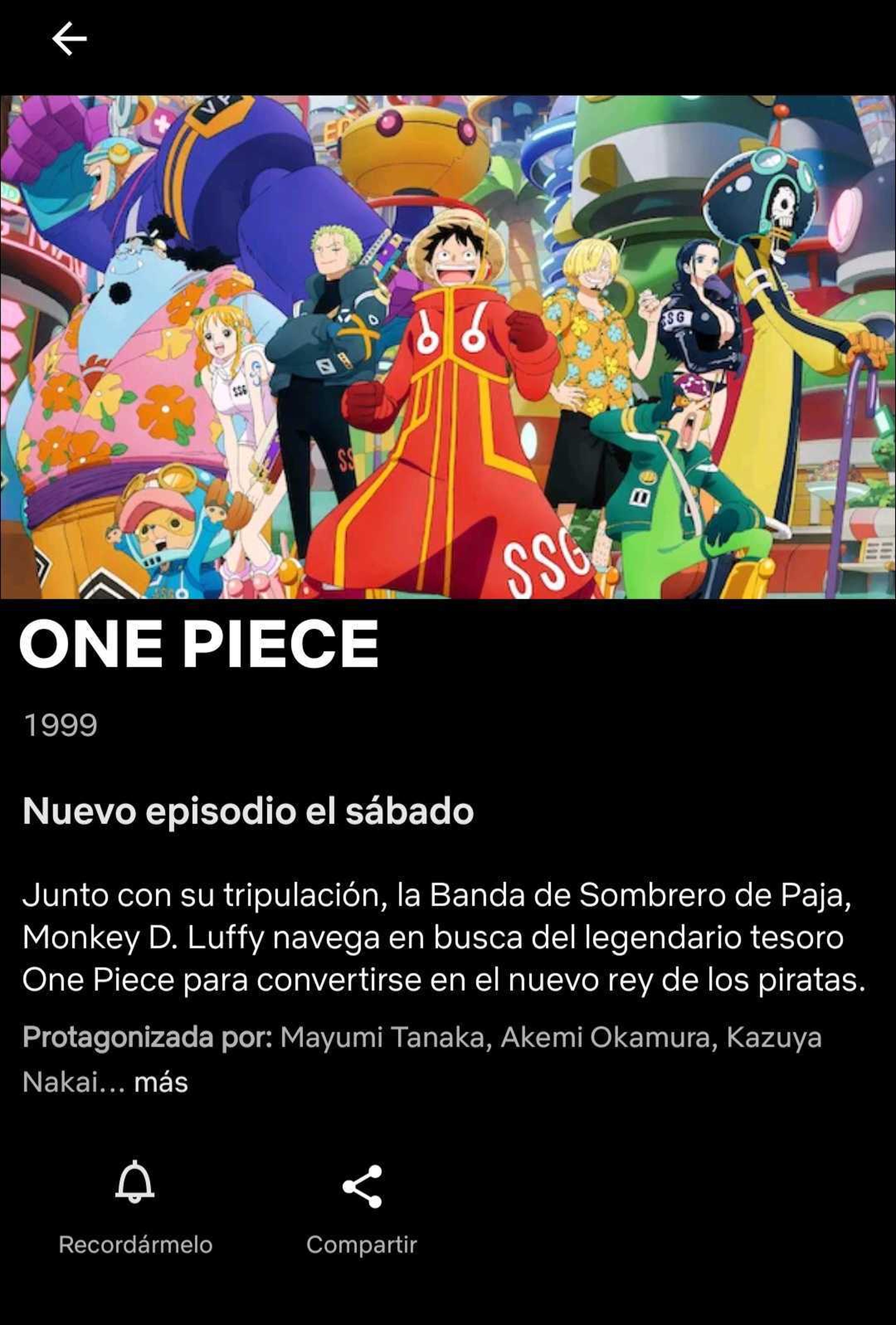 El arco Egghead de One Piece llega a Netflix España