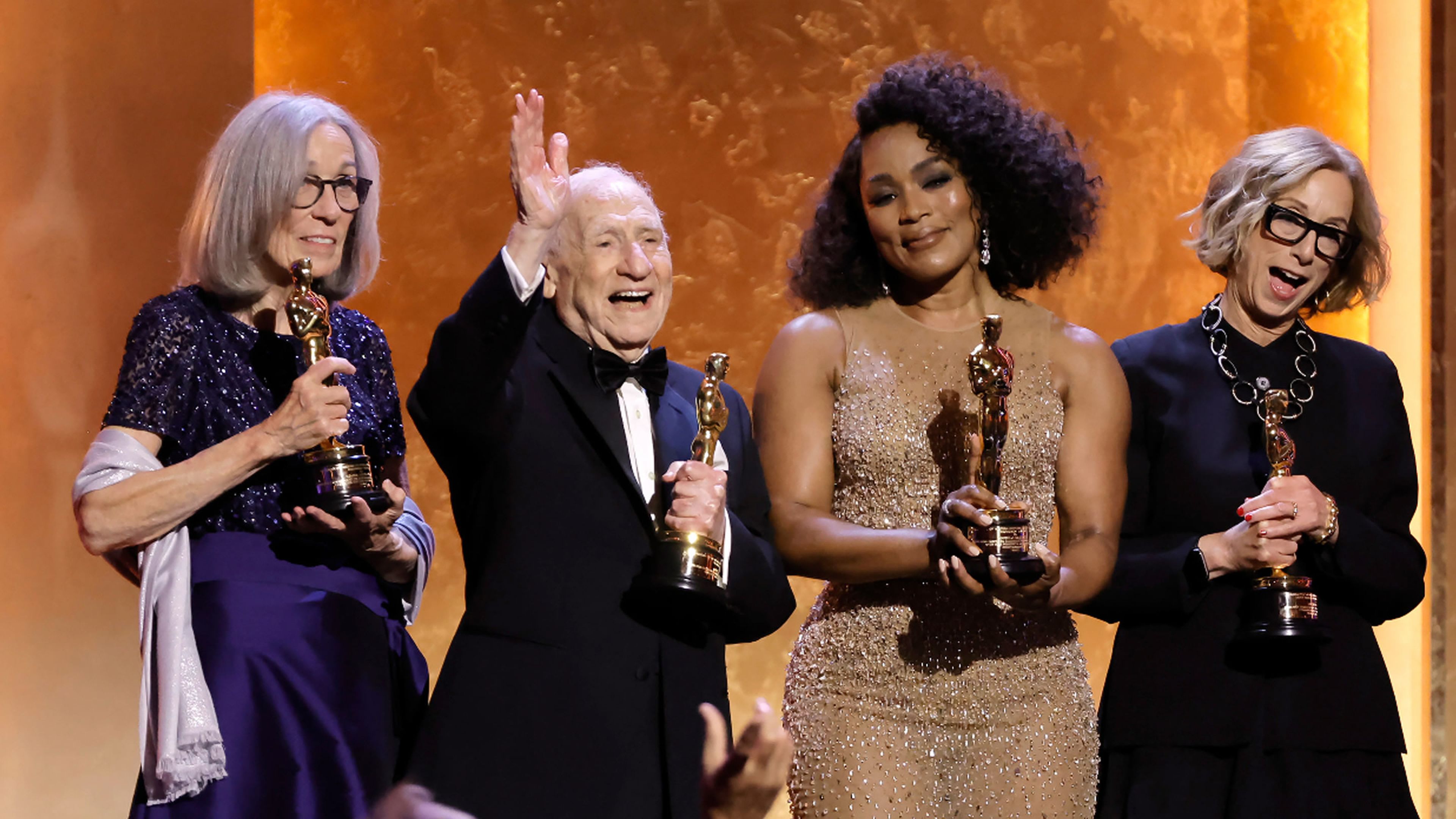 Carol Littleton, Mel Brooks, Angela Bassett y Michelle Satter ya son