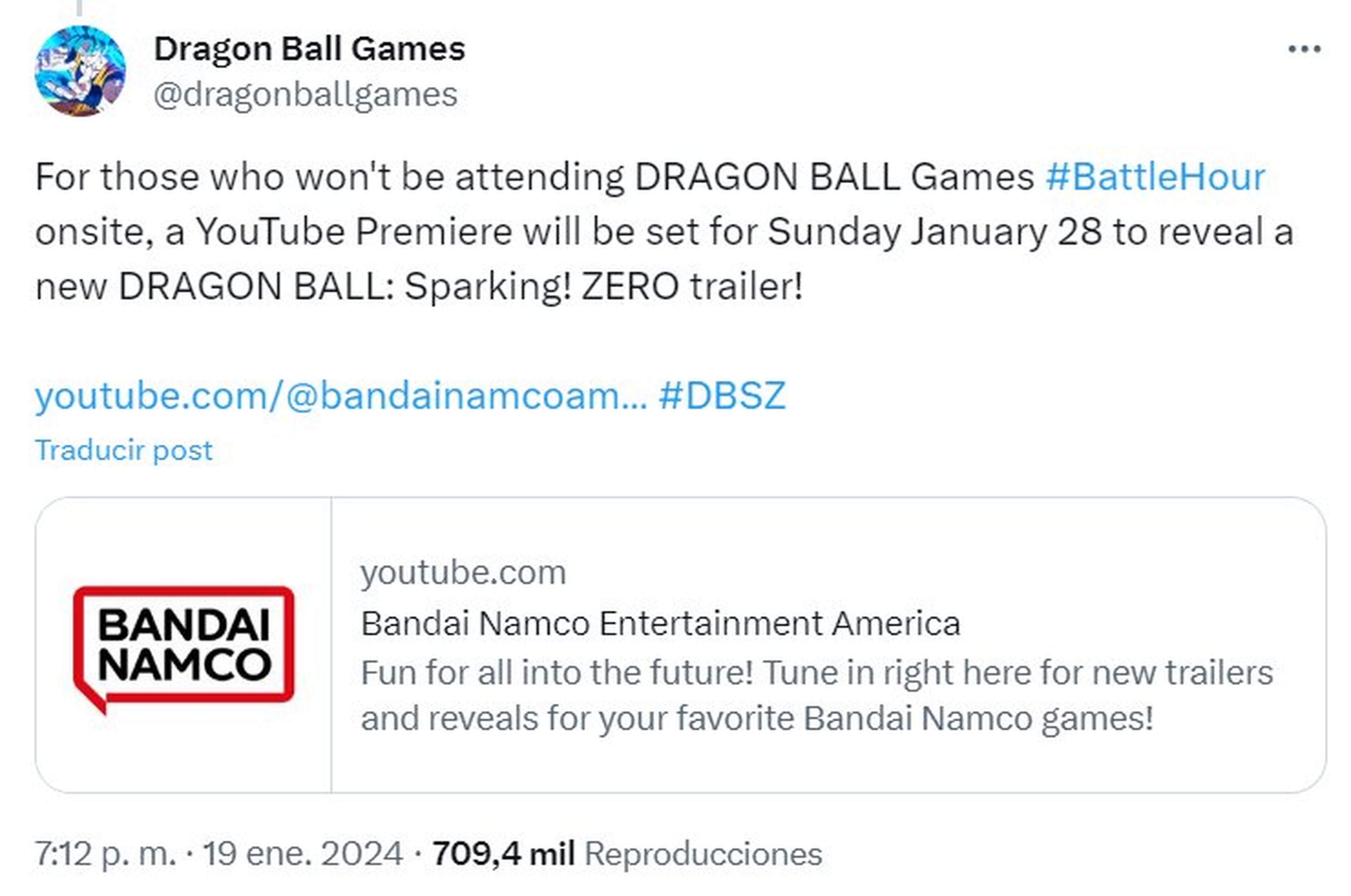 Dragon Ball Sparking! ZERO - Fecha de lanzamiento del nuevo tráiler del esperado Dragon Ball Budokai Tenkaichi 4