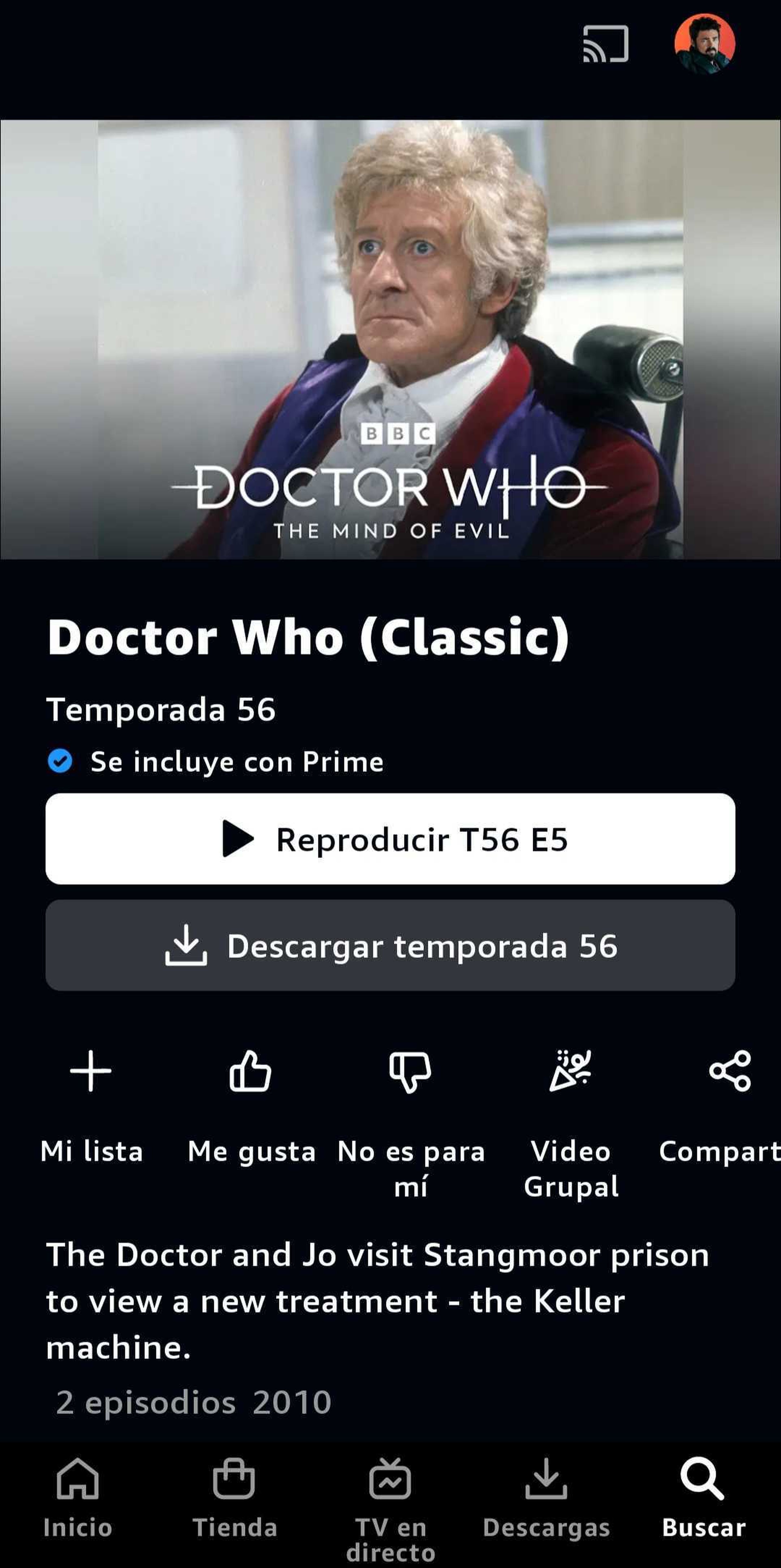 El error de Prime Video con Classic Doctor Who