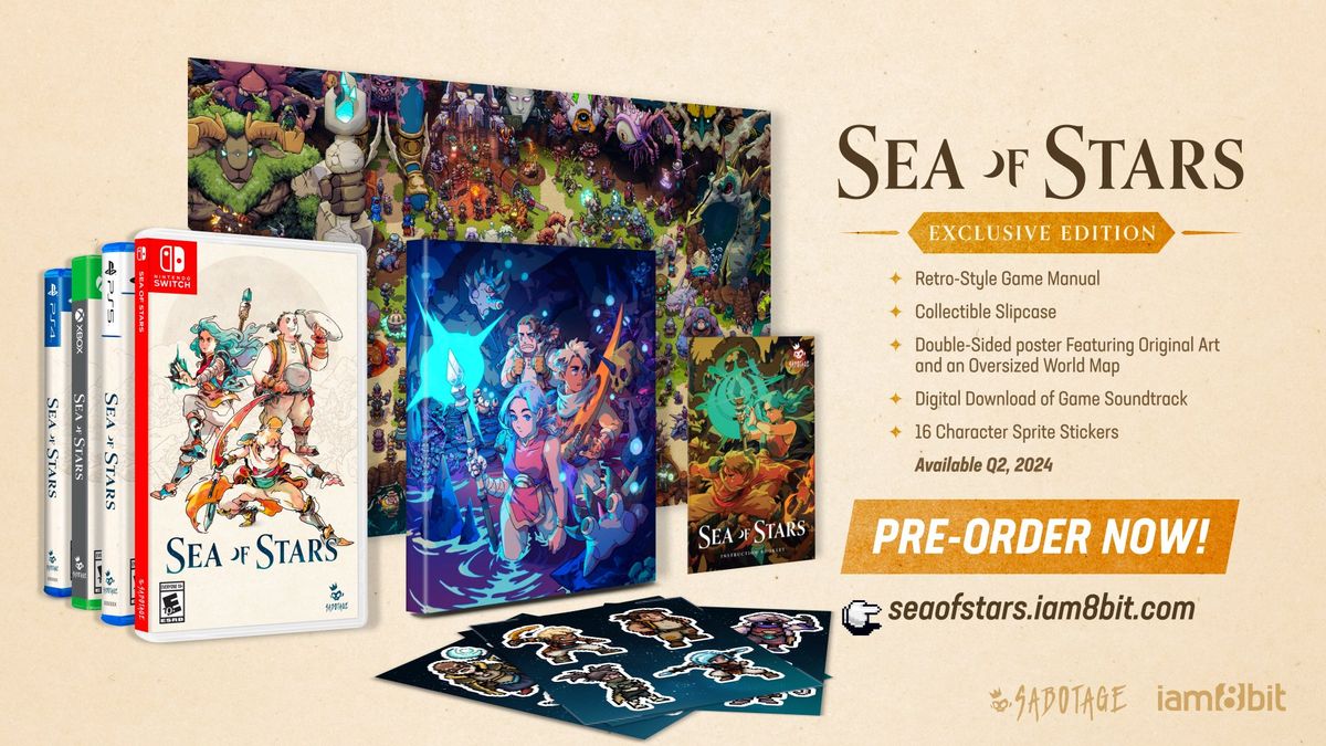 Sea of ​​Stars will have a deluxe physical edition: versions and date announced
