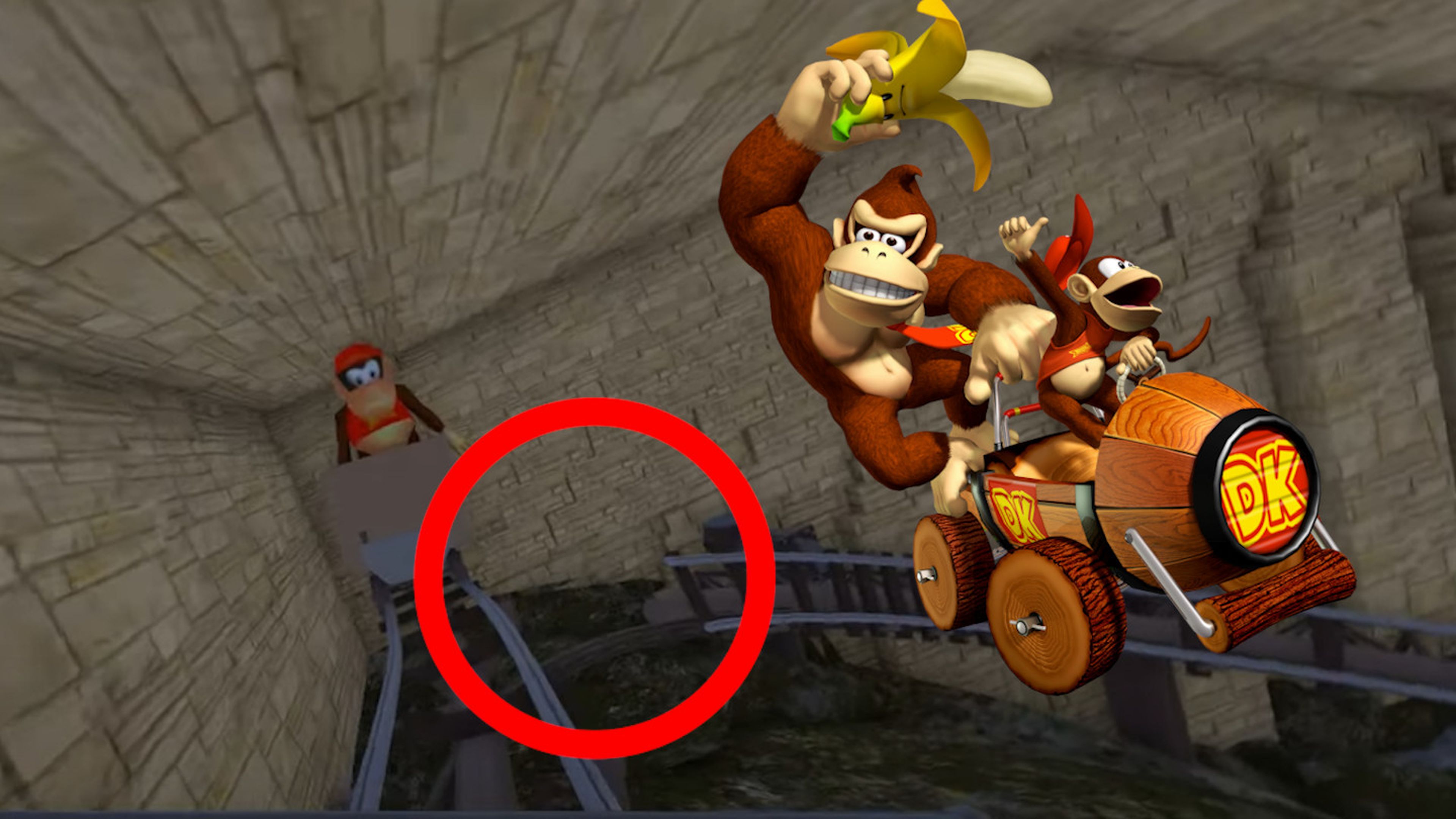 Donkey Kong Mine Cart Madness