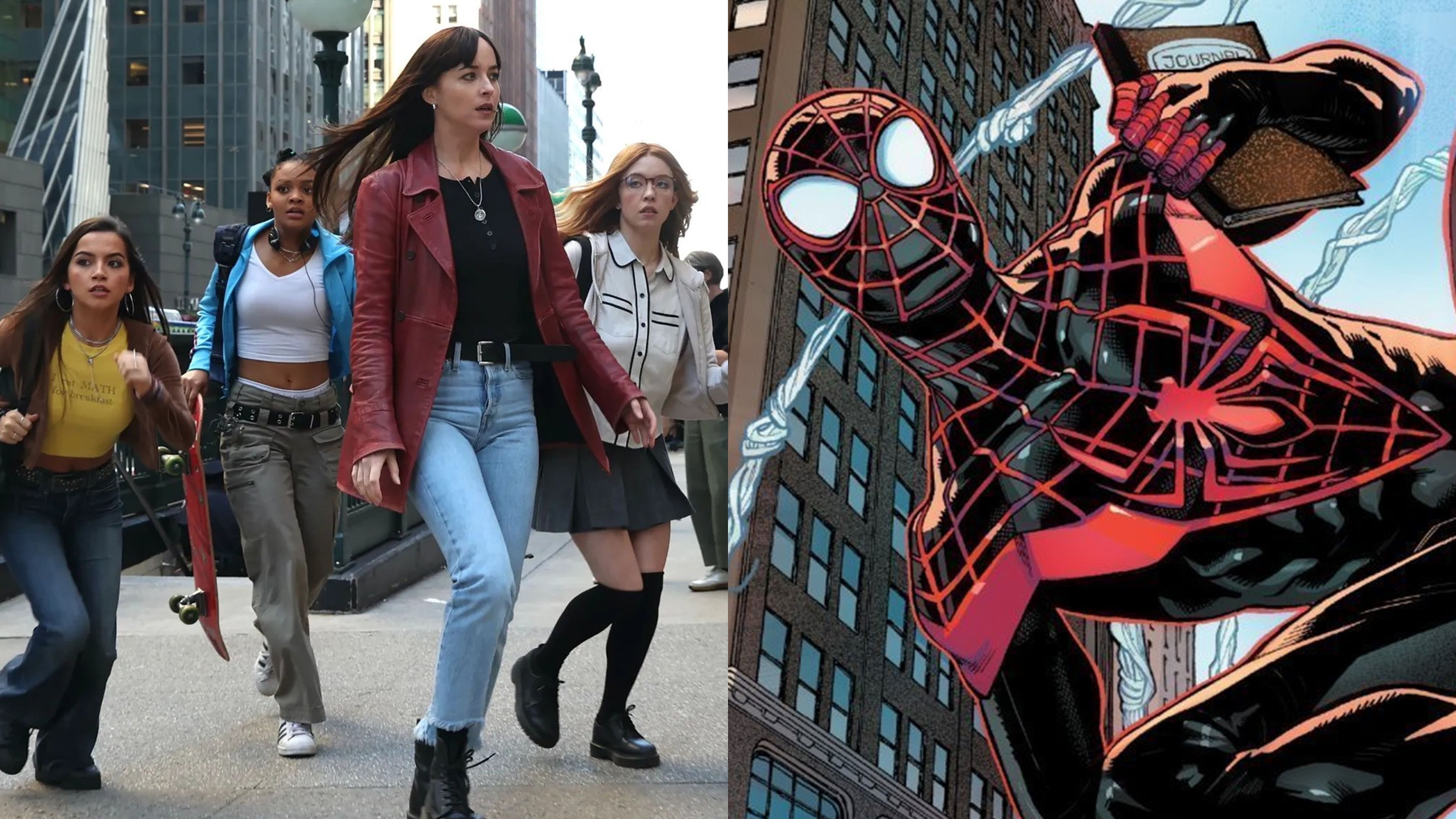 Una de las estrellas de Madame Web tiene interés en un crossover con Spider-Man Miles Morales