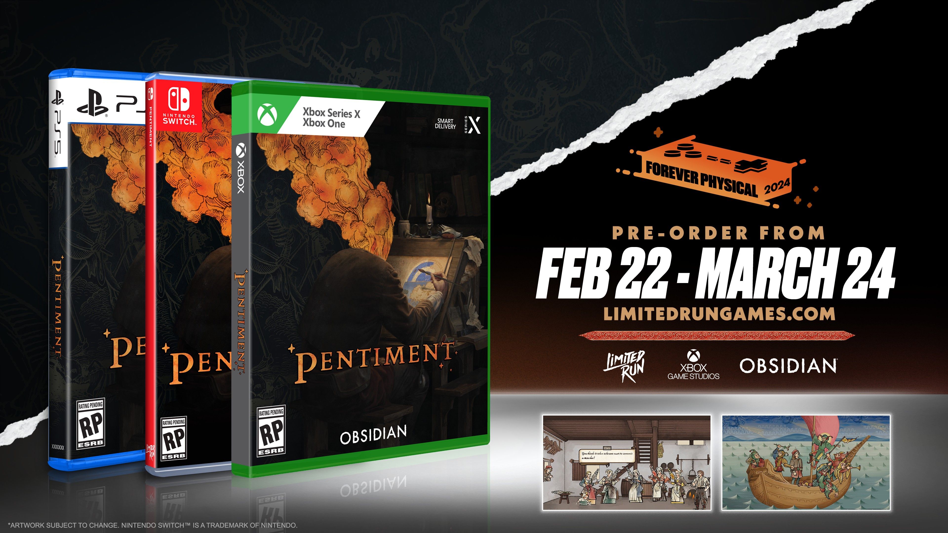Pentiment Limited Run Games