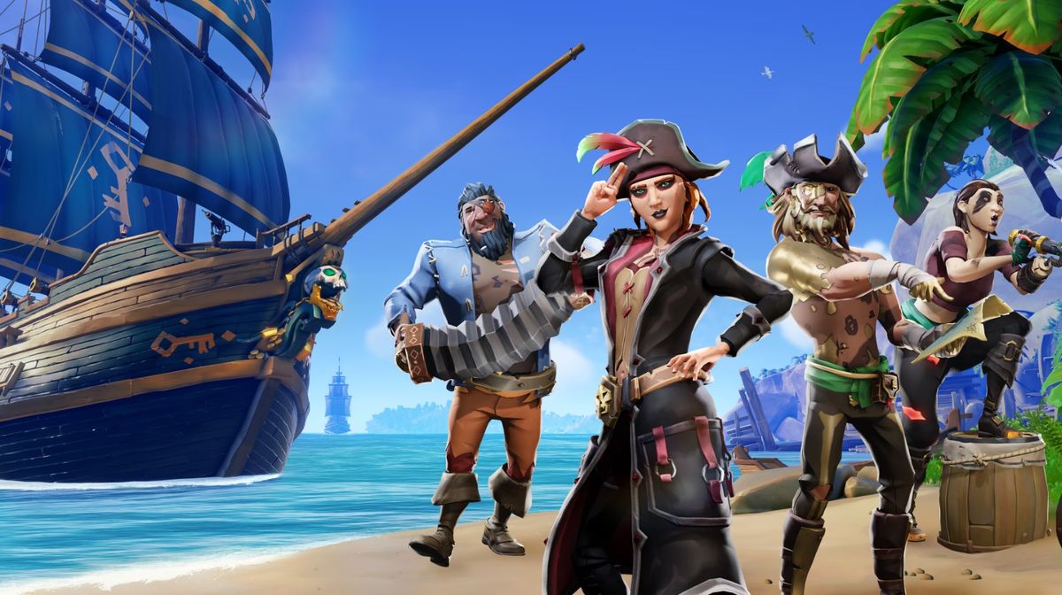 Sea of Thieves requiere de una cuenta Microsoft para jugar en PlayStation 5