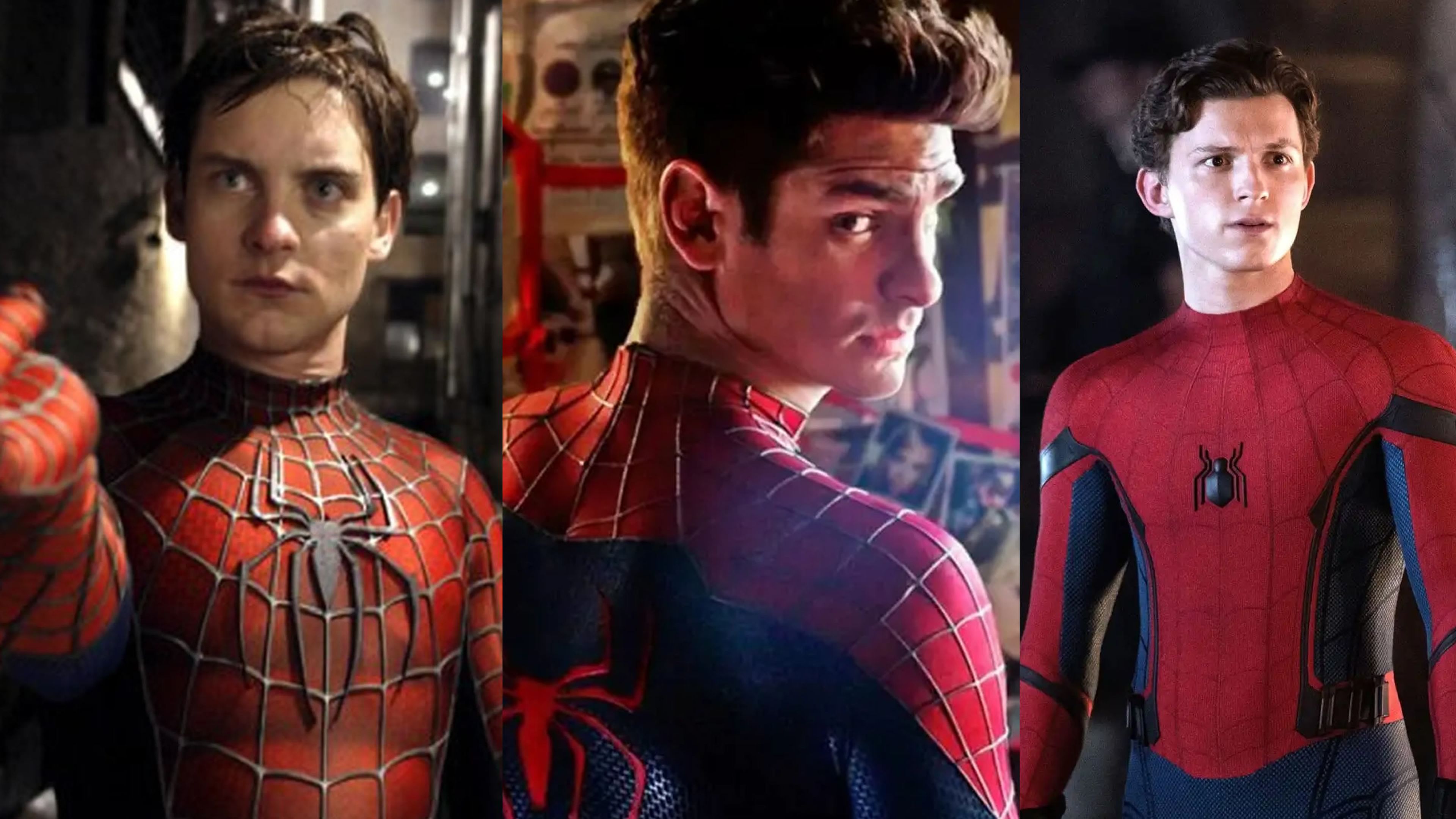 Spider-Man - Tobey Maguire, Andrew Garfield y Tom Holland