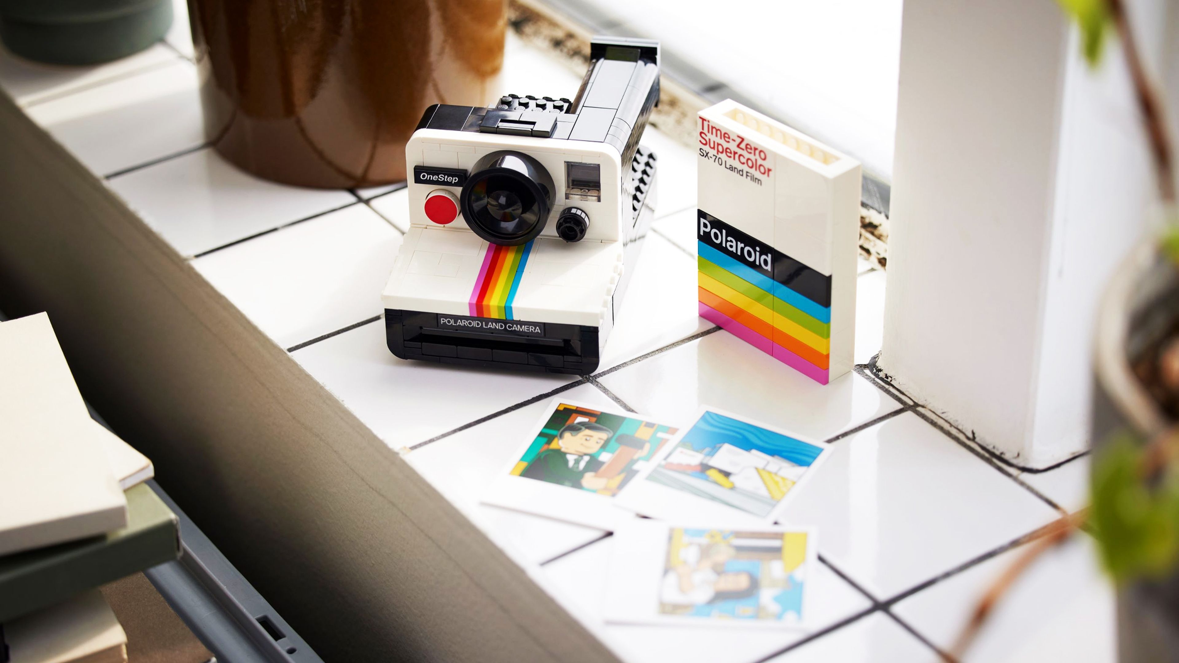 Cámara Polaroid OneStep SX-70 de LEGO
