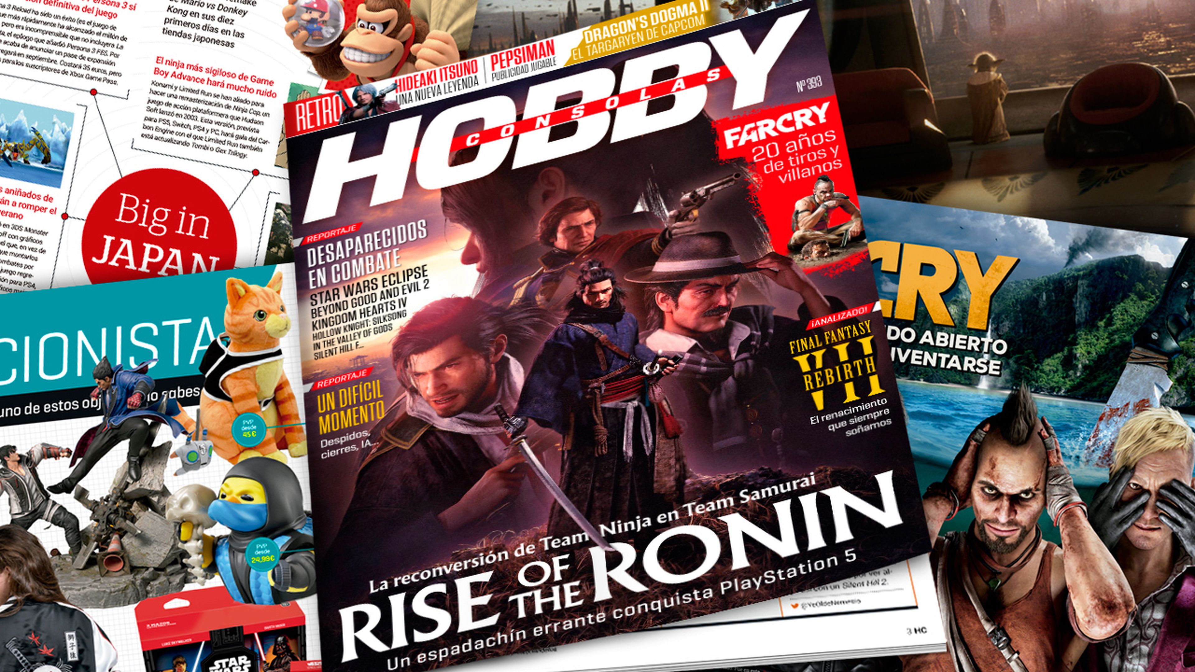 Hobby Consolas 393, ya a la venta, con Rise of the Ronin en portada