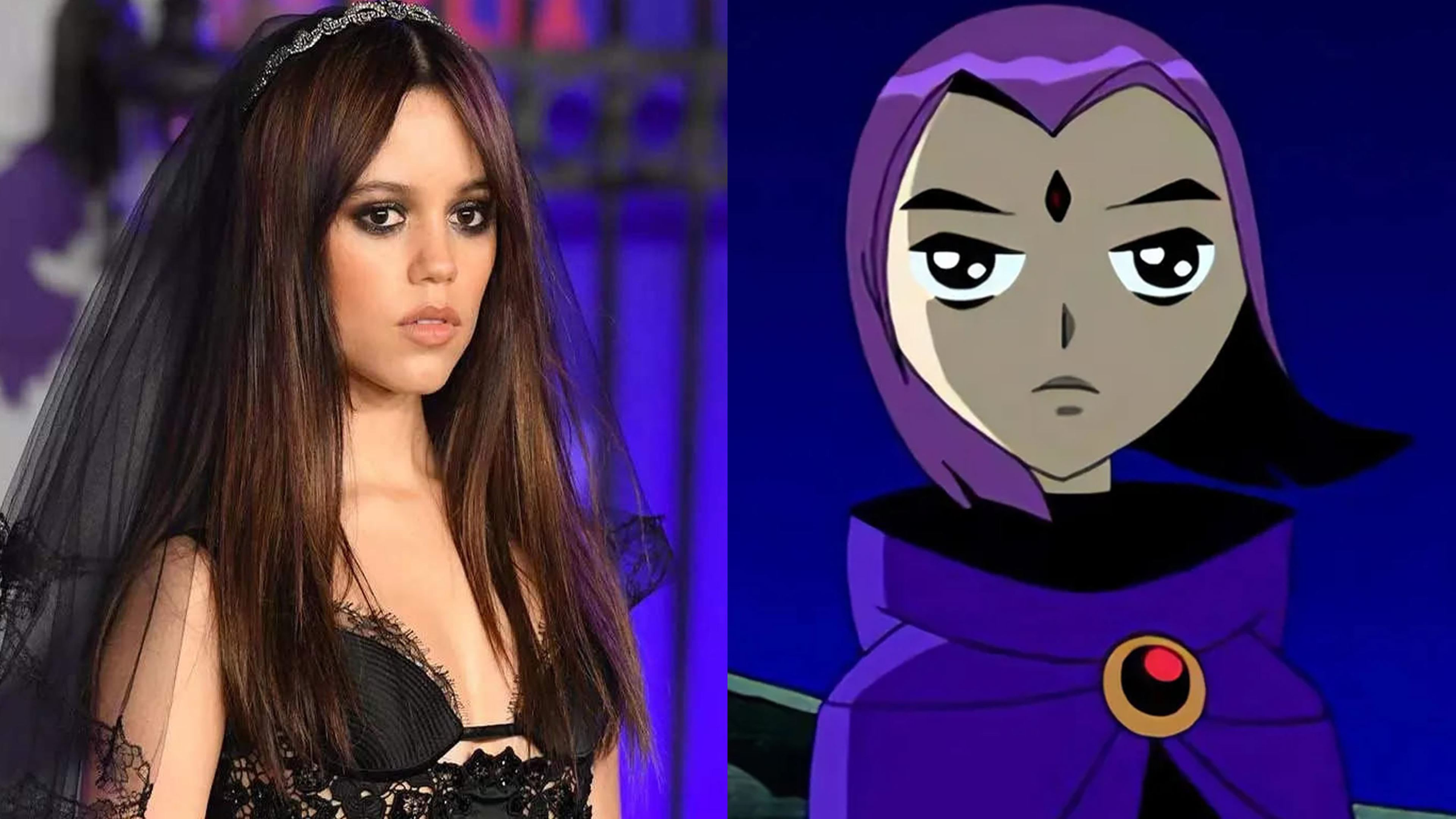 Jenna Ortega - Raven en Teen Titans
