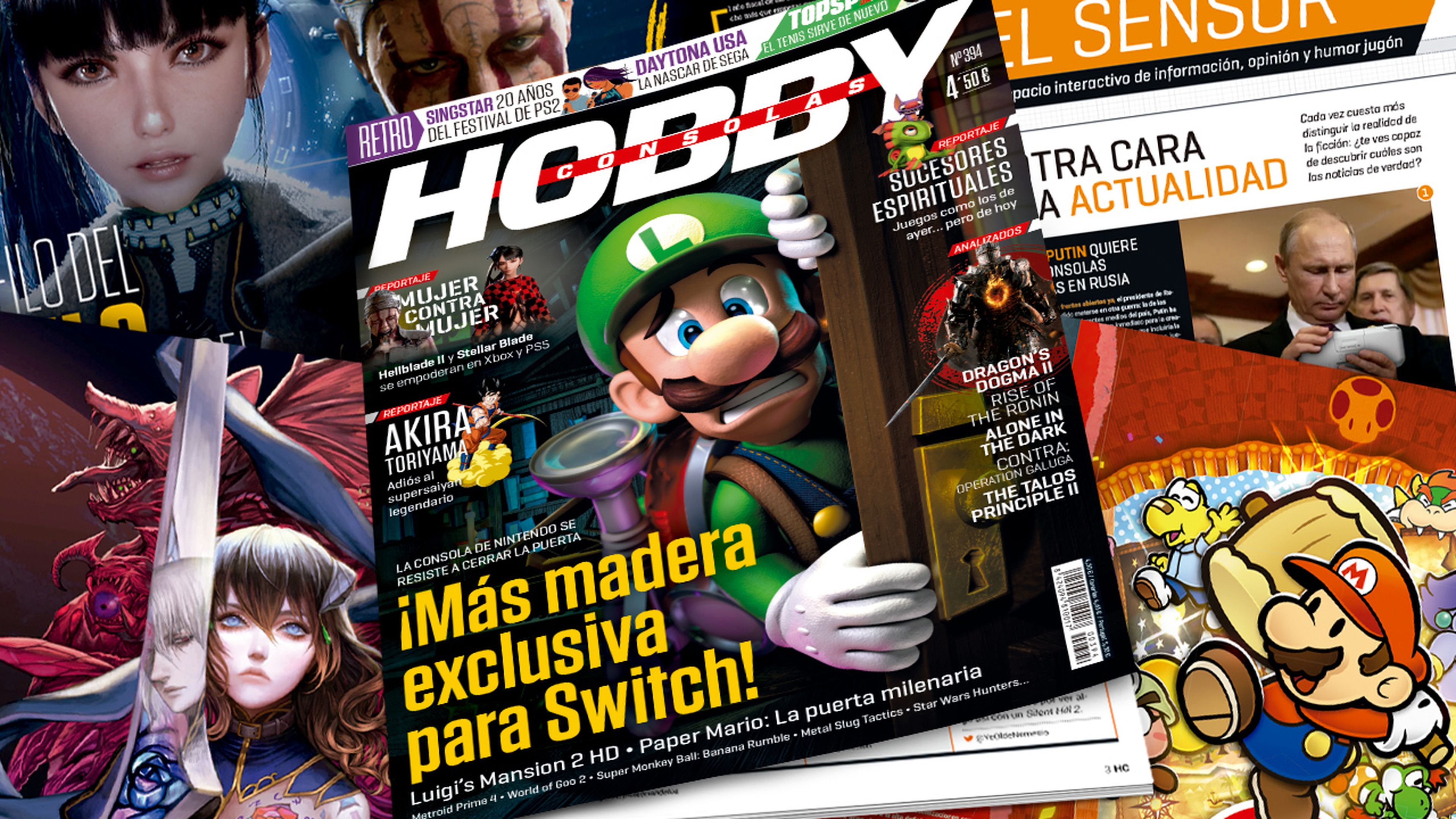 Hobby Consolas 394, ya a la venta, con Luigi’s Mansion 2 HD en portada