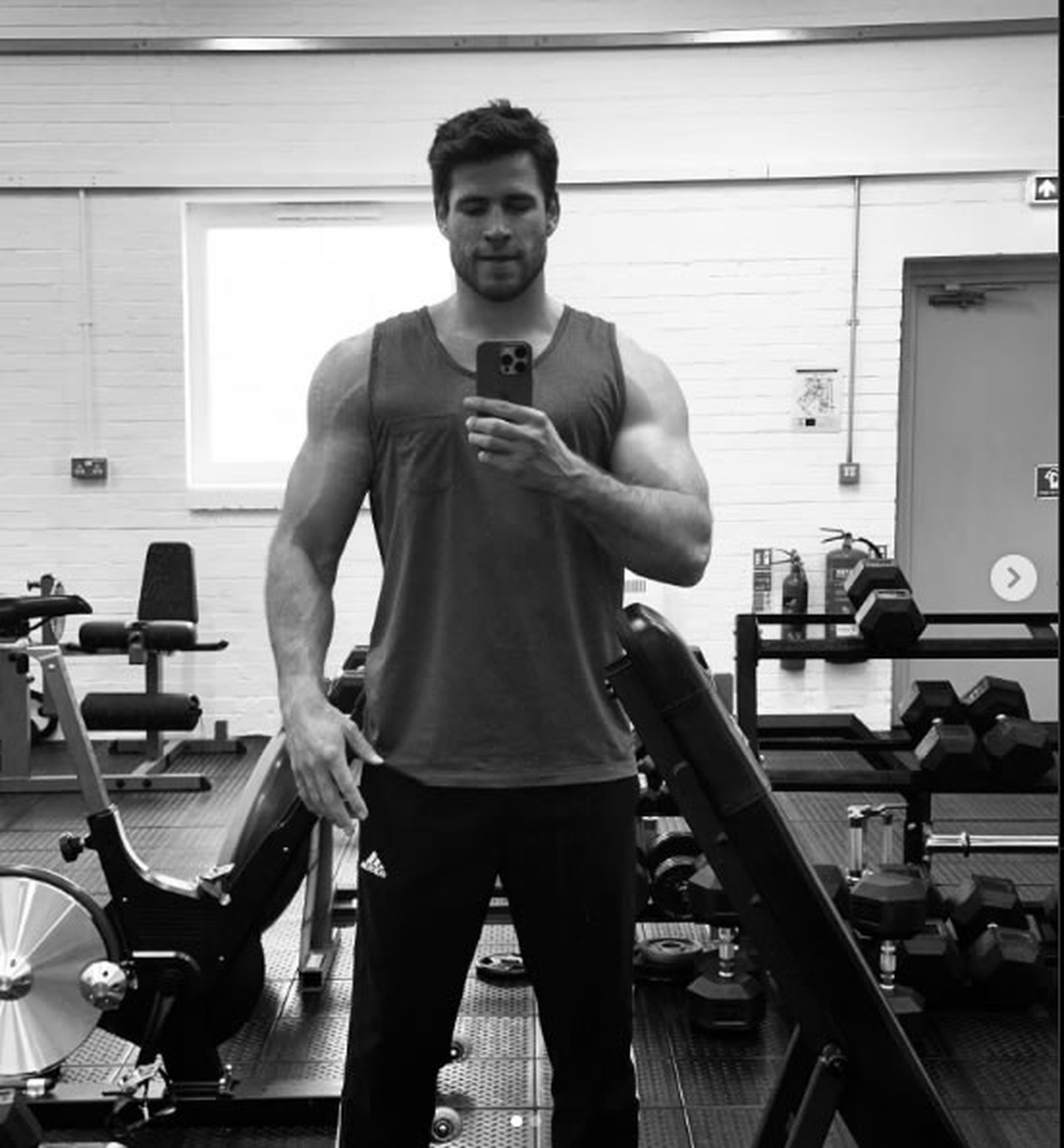 Liam Hemsworth en Instagram